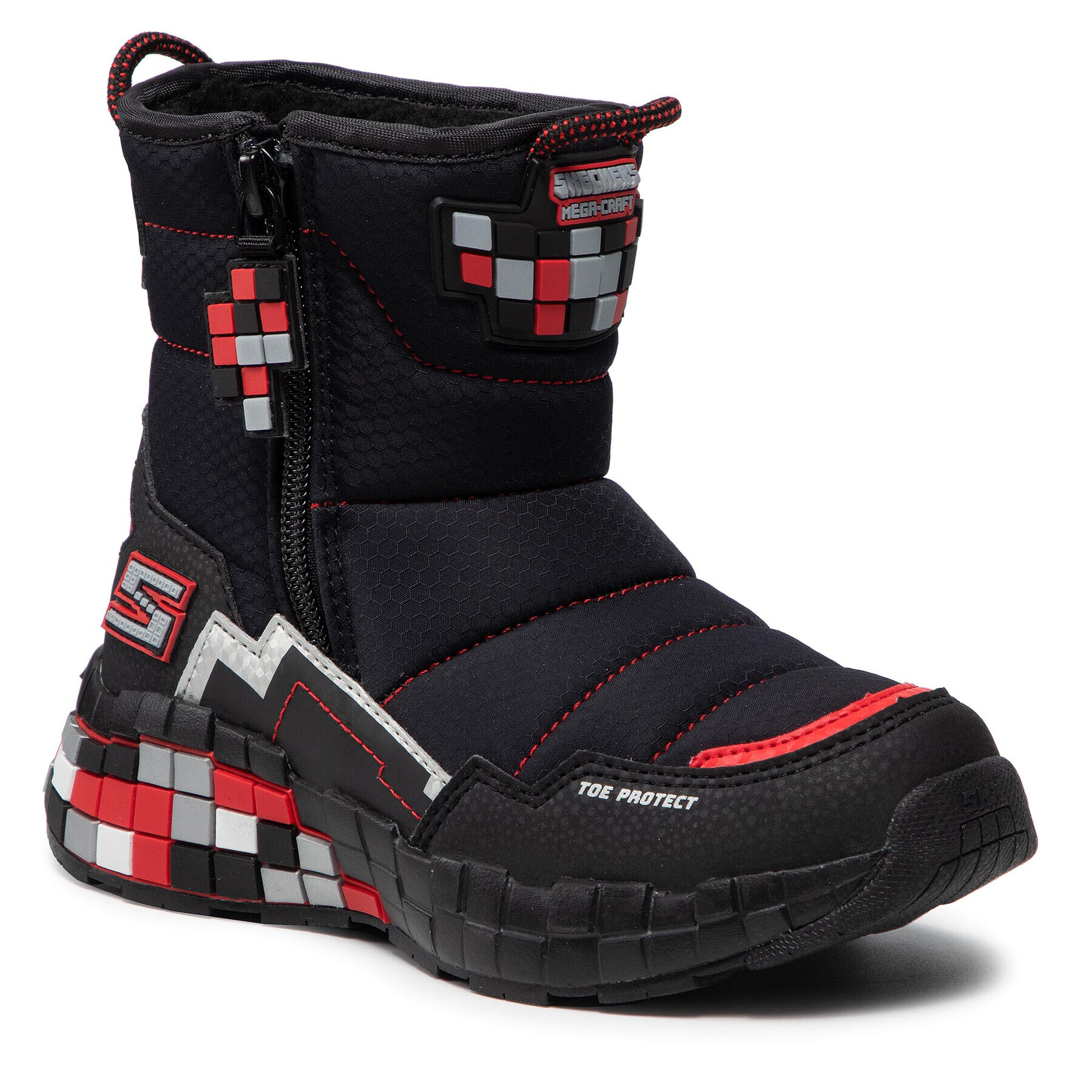 Skechers Апрески Cuboforce 402198L/BKRD Черен - Pepit.bg