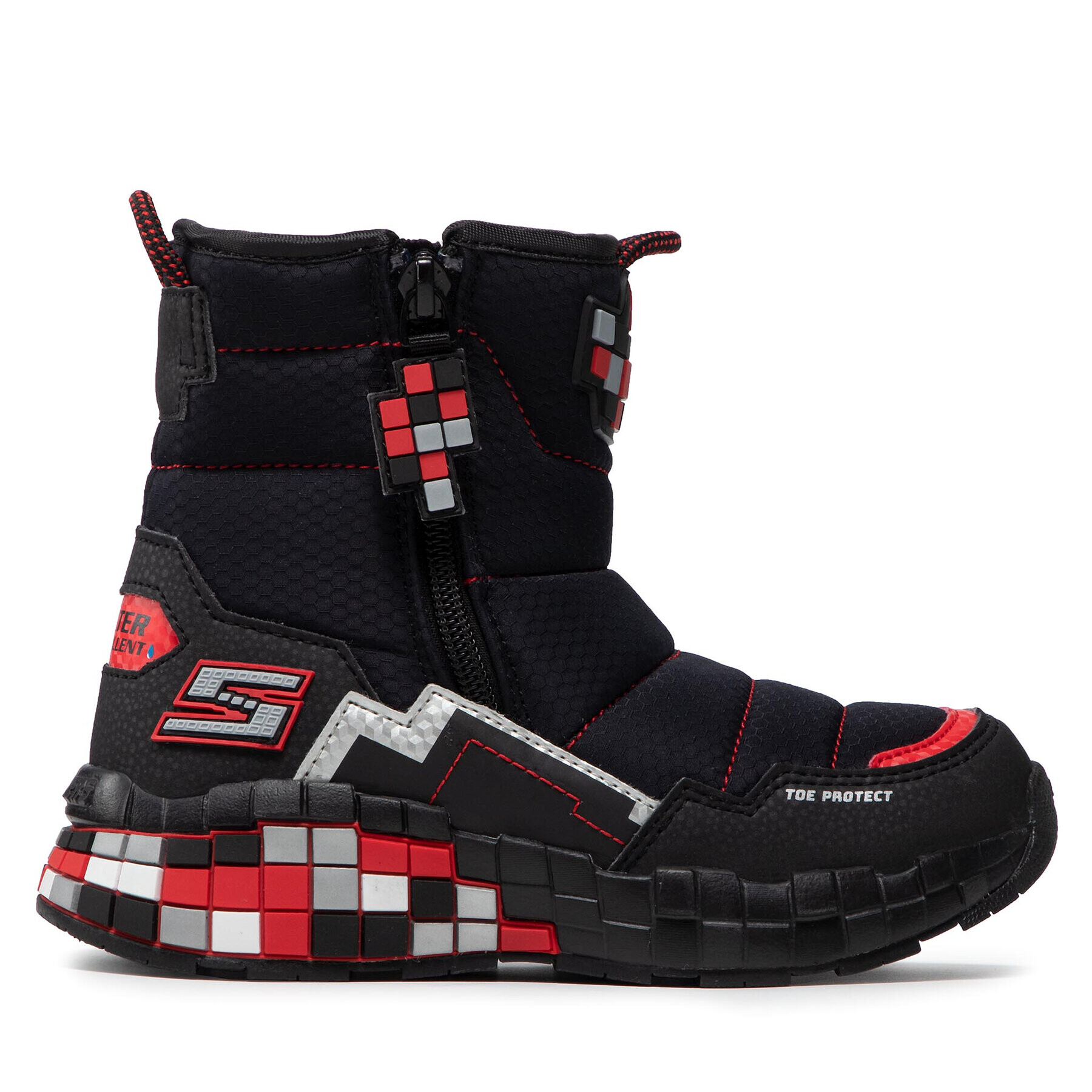 Skechers Апрески Cuboforce 402198L/BKRD Черен - Pepit.bg