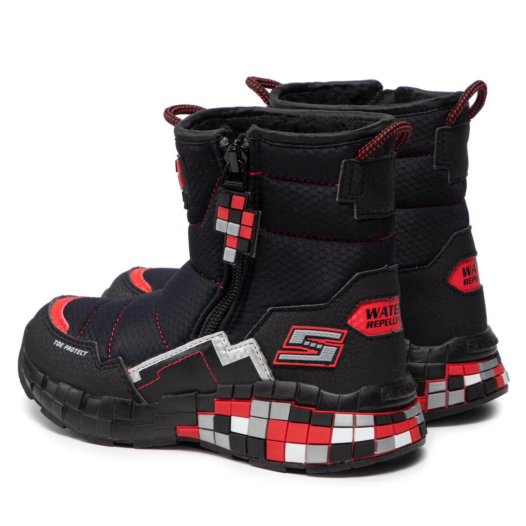 Skechers Апрески Cuboforce 402198L/BKRD Черен - Pepit.bg
