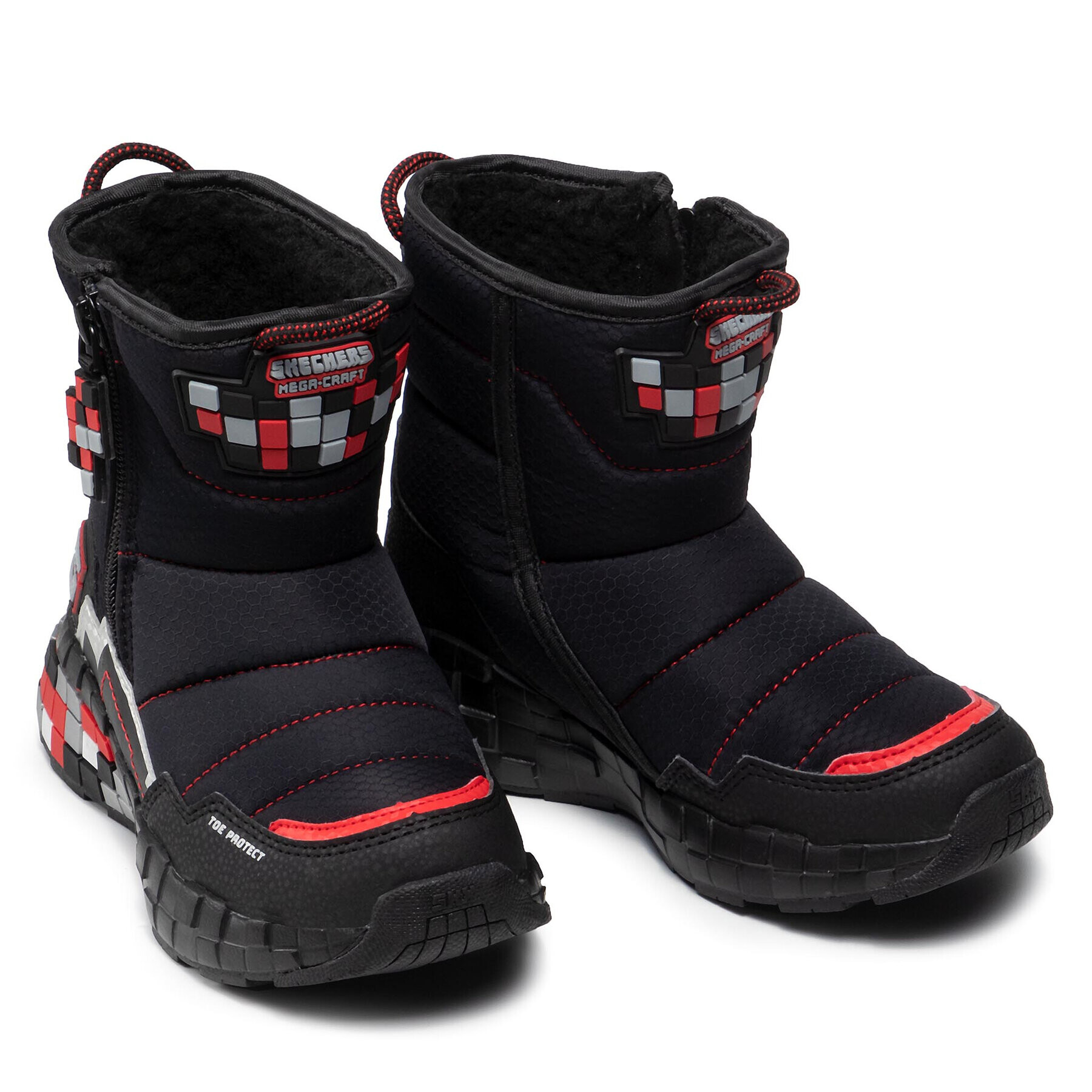 Skechers Апрески Cuboforce 402198L/BKRD Черен - Pepit.bg