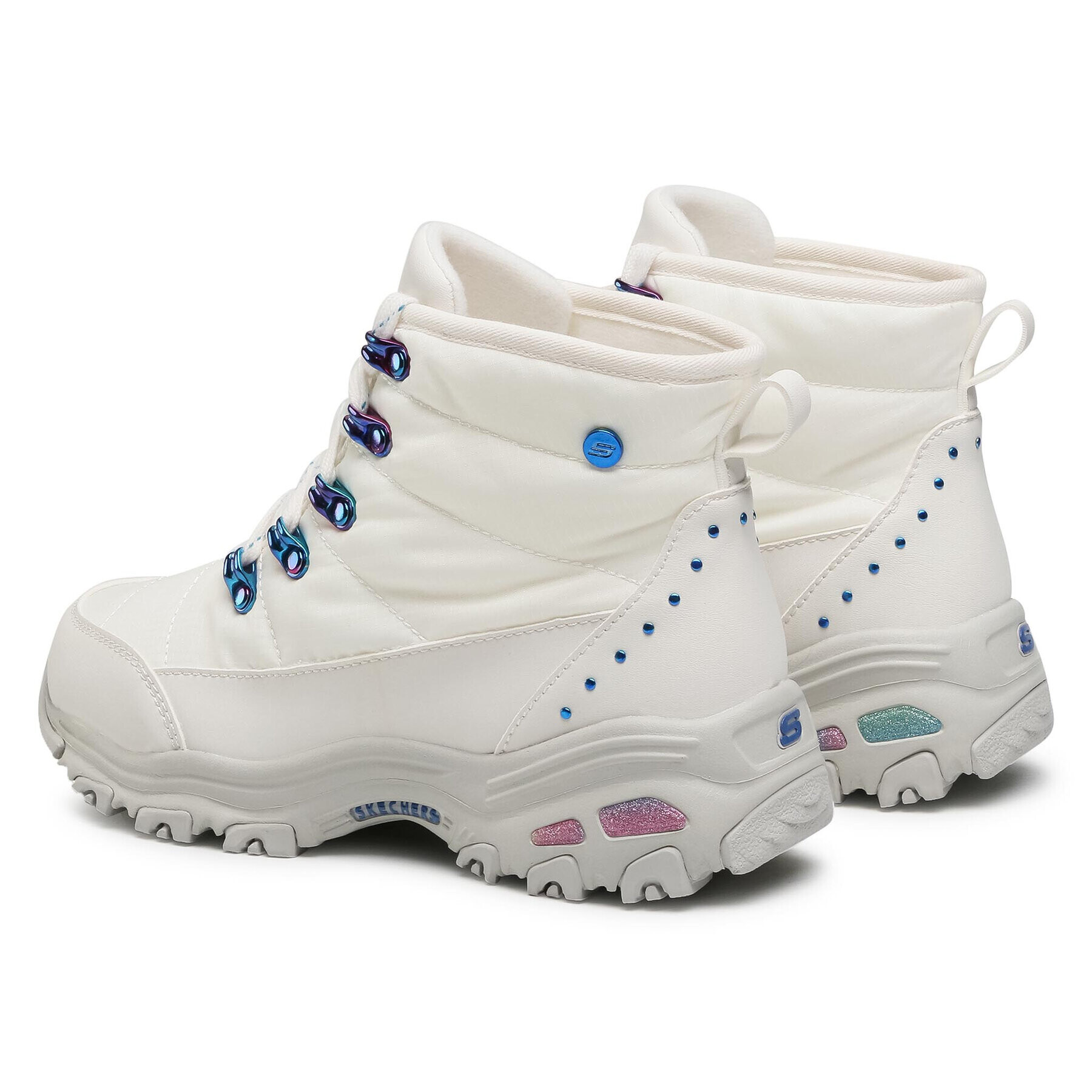 Skechers Апрески Weekender Puffer 167088/WMLT Бял - Pepit.bg