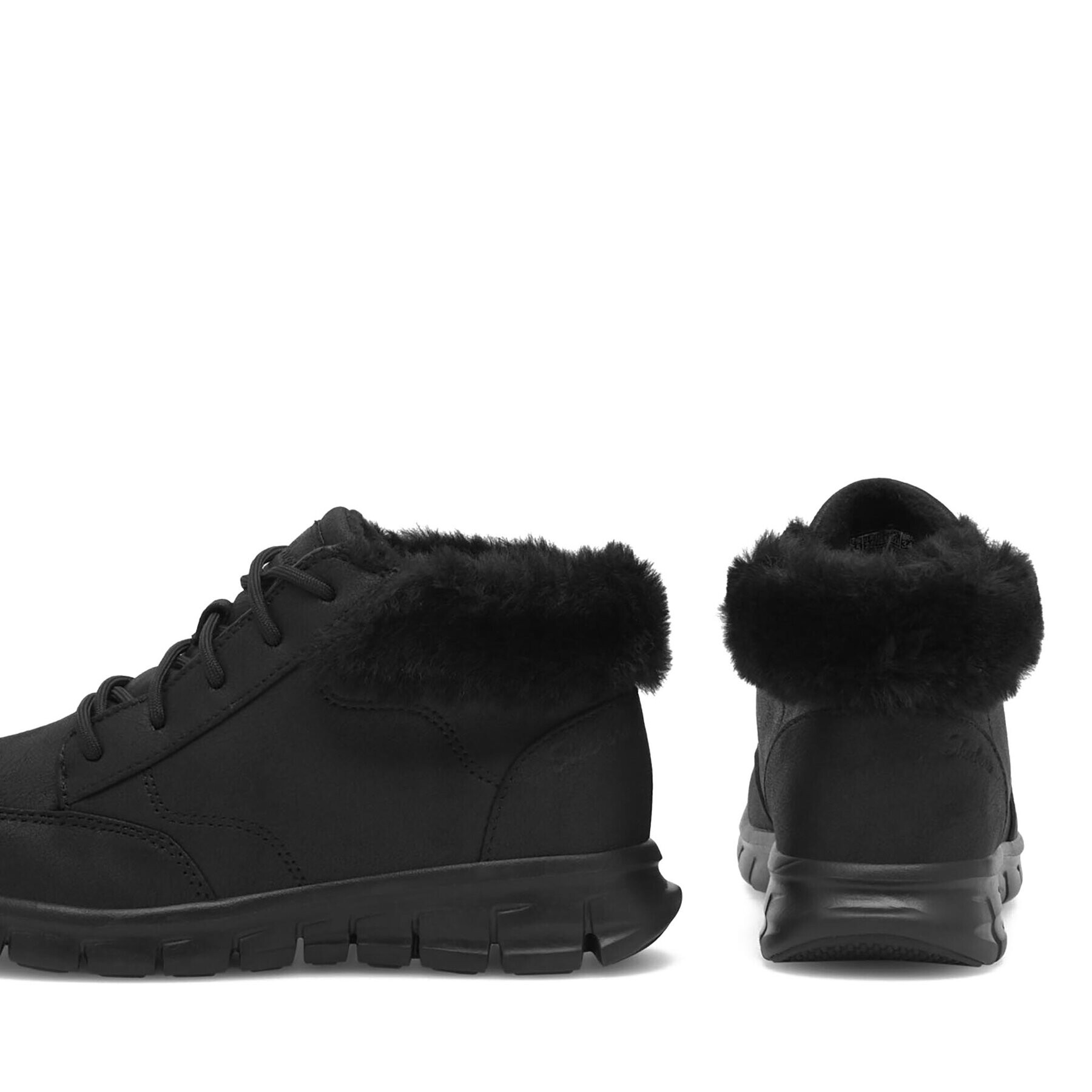 Skechers Боти 167258 BBK Черен - Pepit.bg