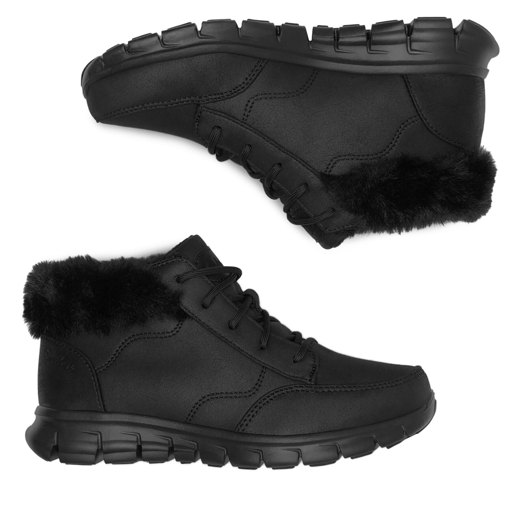 Skechers Боти 167258 BBK Черен - Pepit.bg