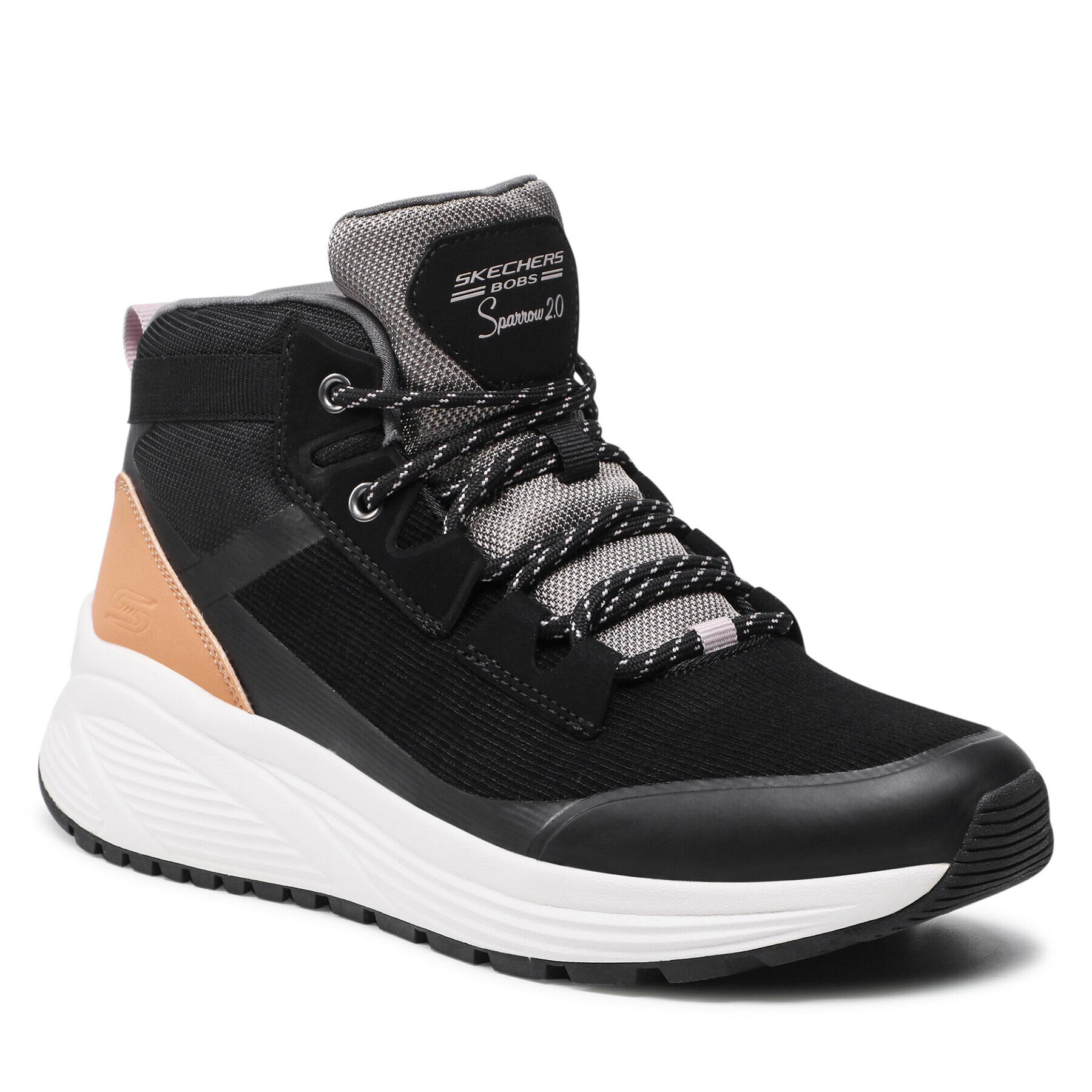 Skechers Боти BOBS Snow Mountain 117058/BLK Черен - Pepit.bg