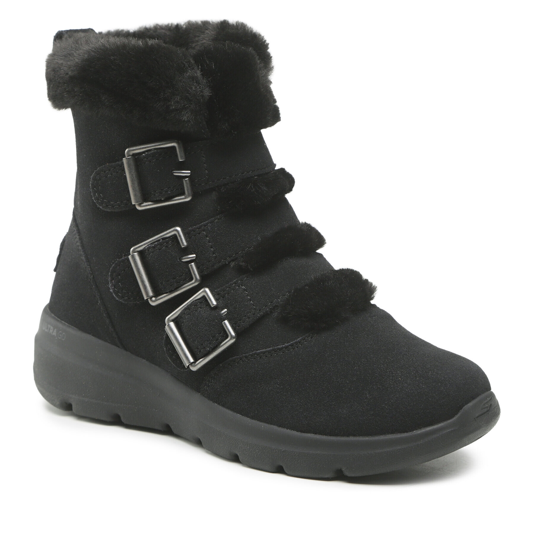 Skechers Боти Buckle Up 144154/BBK Черен - Pepit.bg