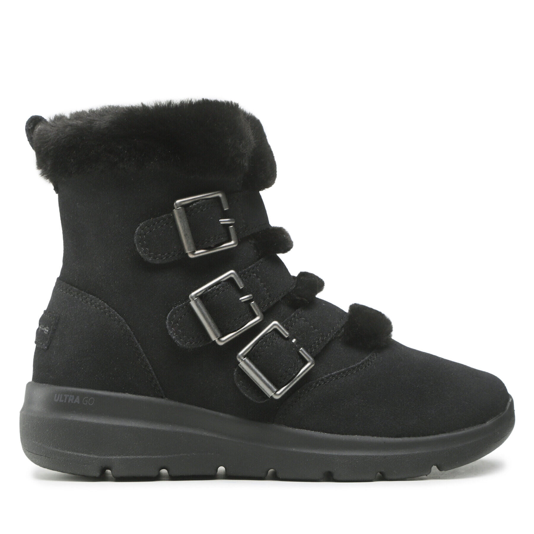 Skechers Боти Buckle Up 144154/BBK Черен - Pepit.bg
