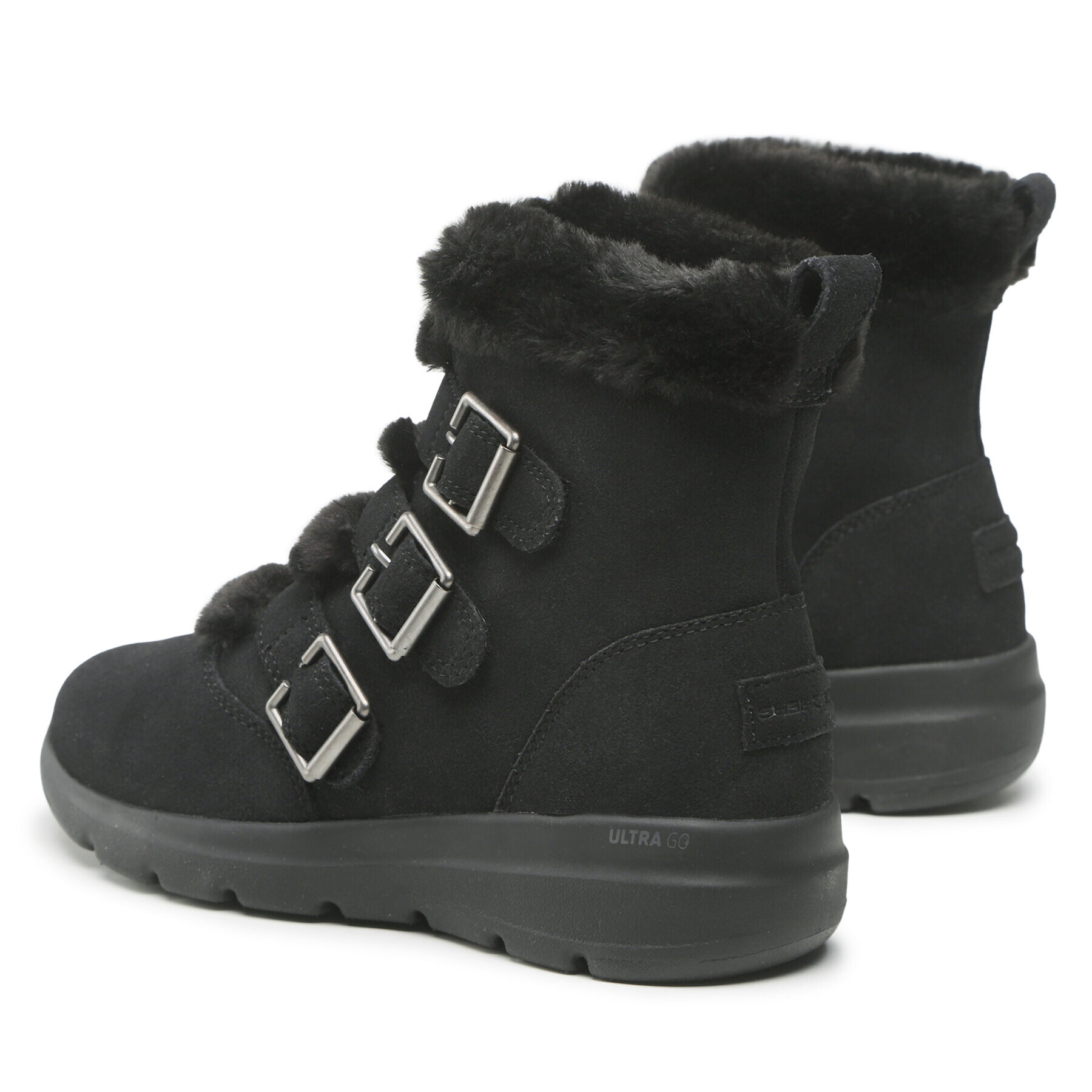 Skechers Боти Buckle Up 144154/BBK Черен - Pepit.bg