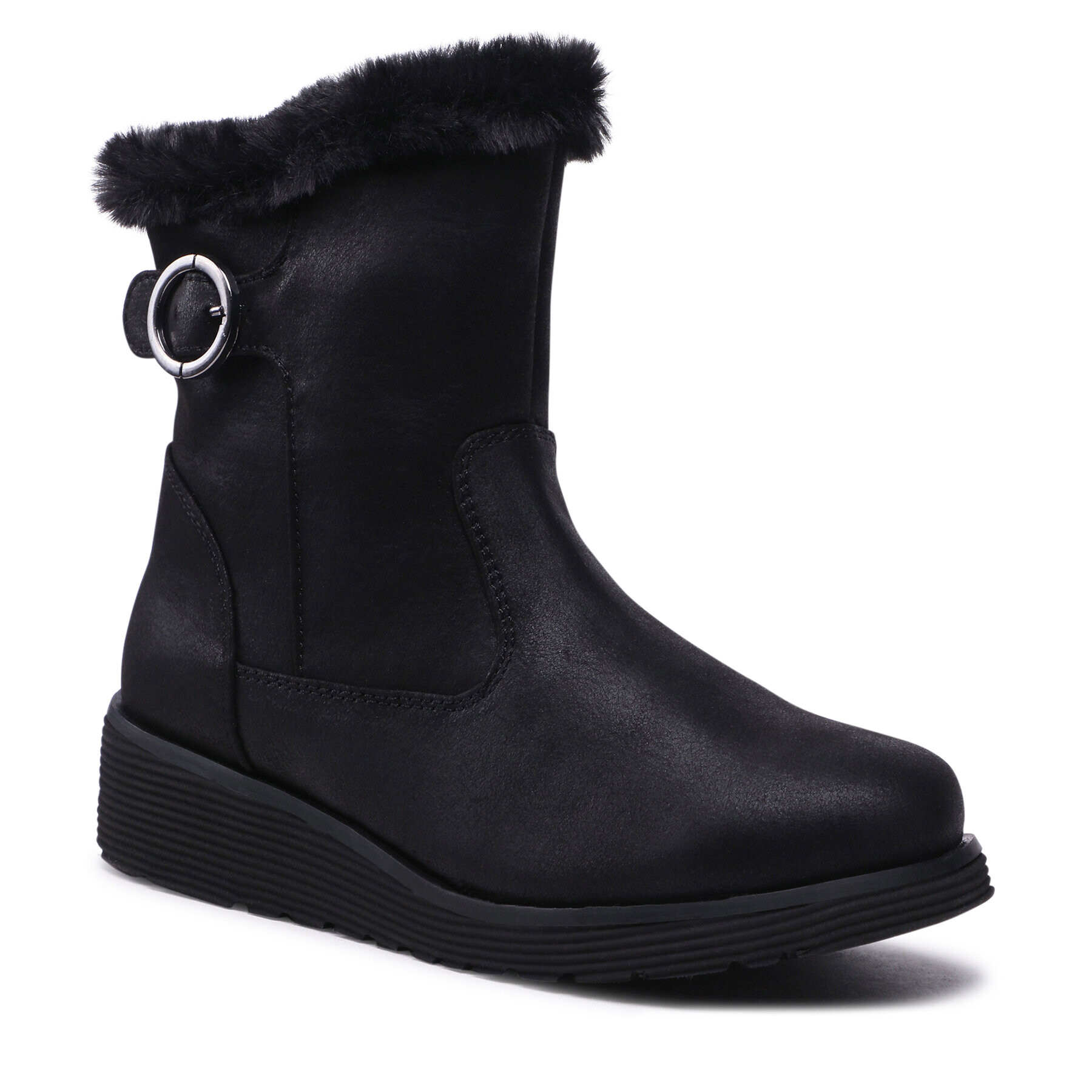 Skechers Боти Comfy Winter 167248/BBK Черен - Pepit.bg