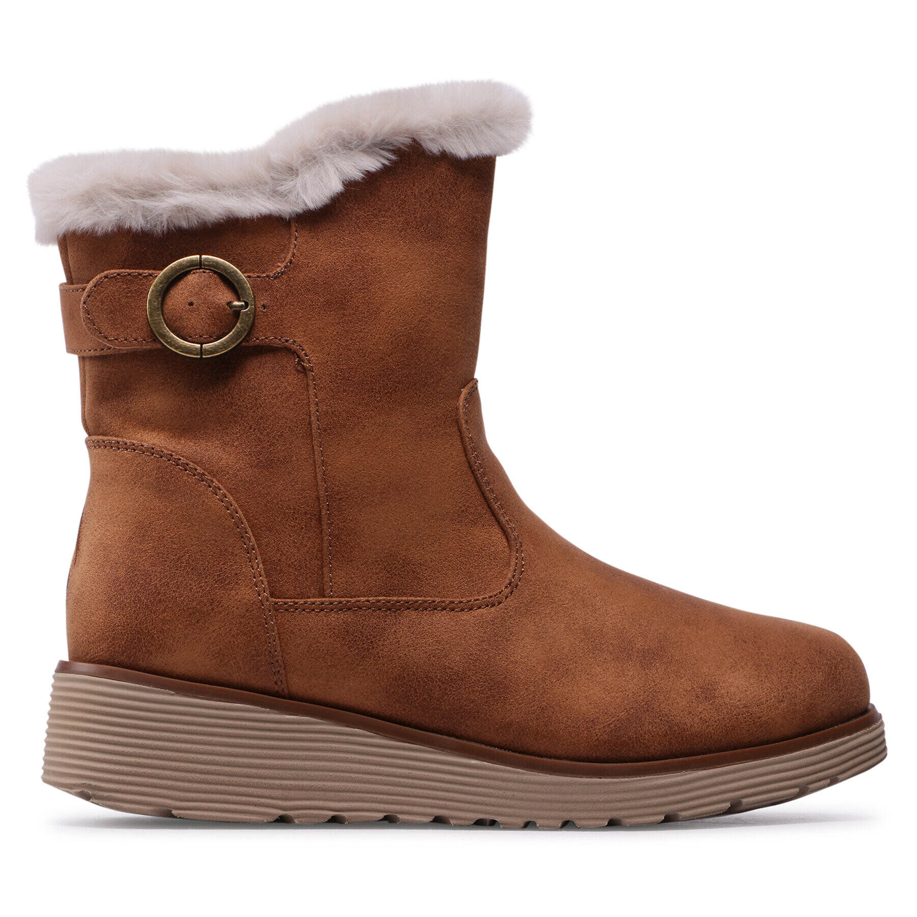 Skechers Боти Comfy Winter 167248/CSNT Кафяв - Pepit.bg