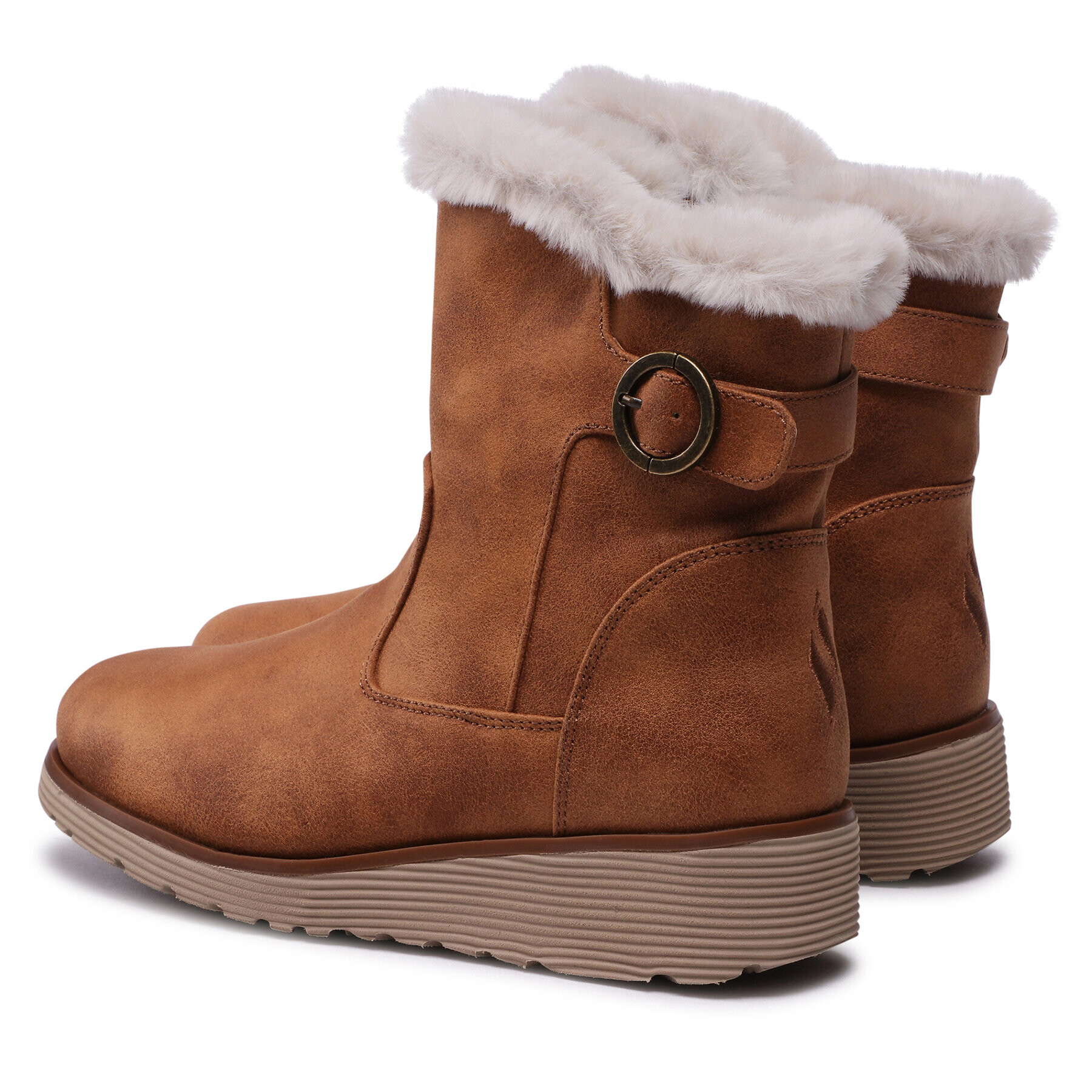 Skechers Боти Comfy Winter 167248/CSNT Кафяв - Pepit.bg