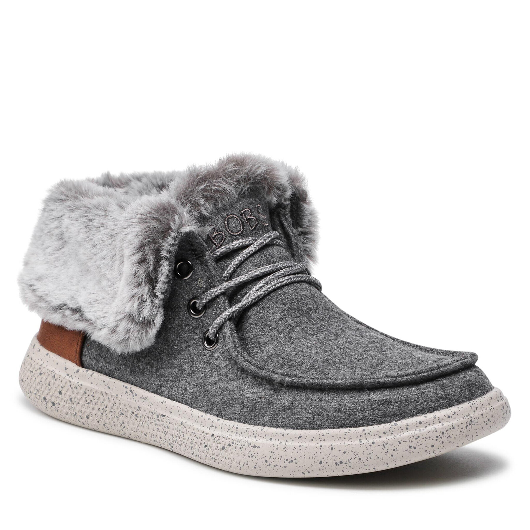 Skechers Боти Cotton Tails 113446/GRY Сив - Pepit.bg