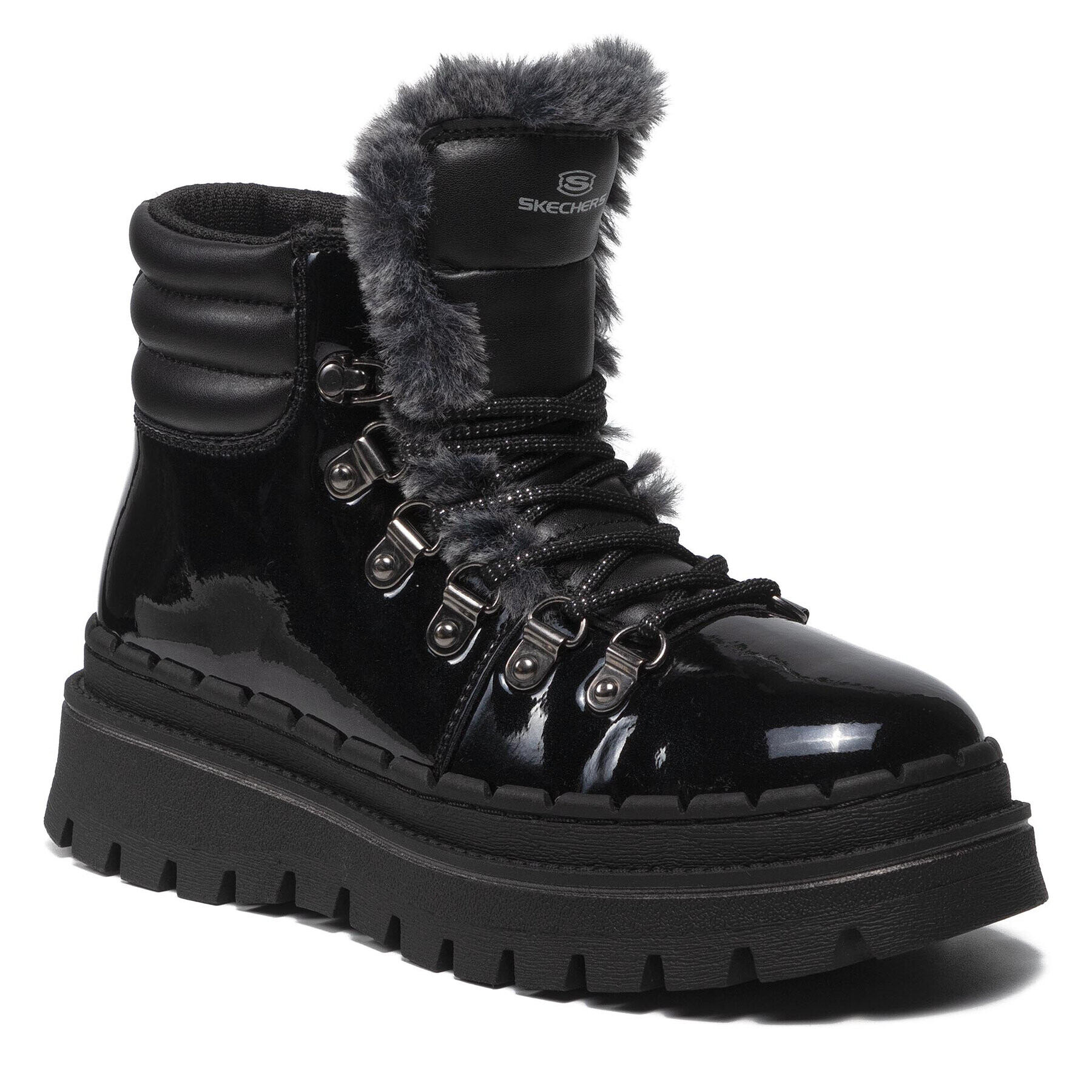 Skechers Боти Cozy Retro 167071/BPT Черен - Pepit.bg