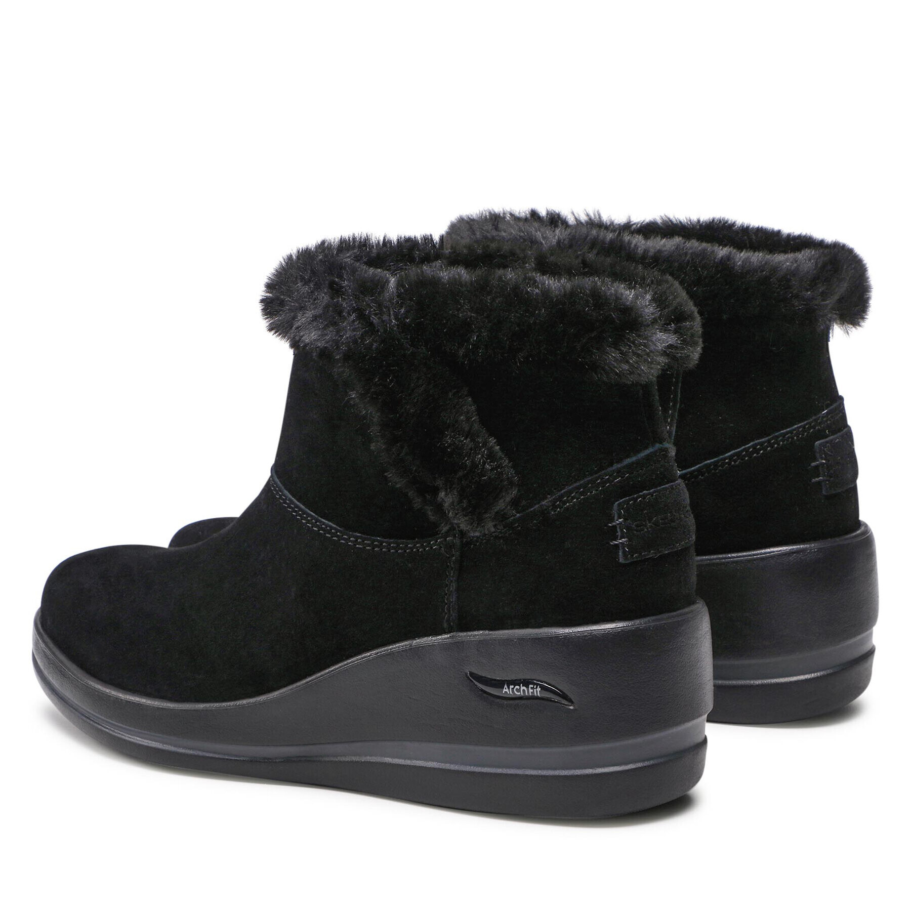 Skechers Боти Elegant 144470/BBK Черен - Pepit.bg