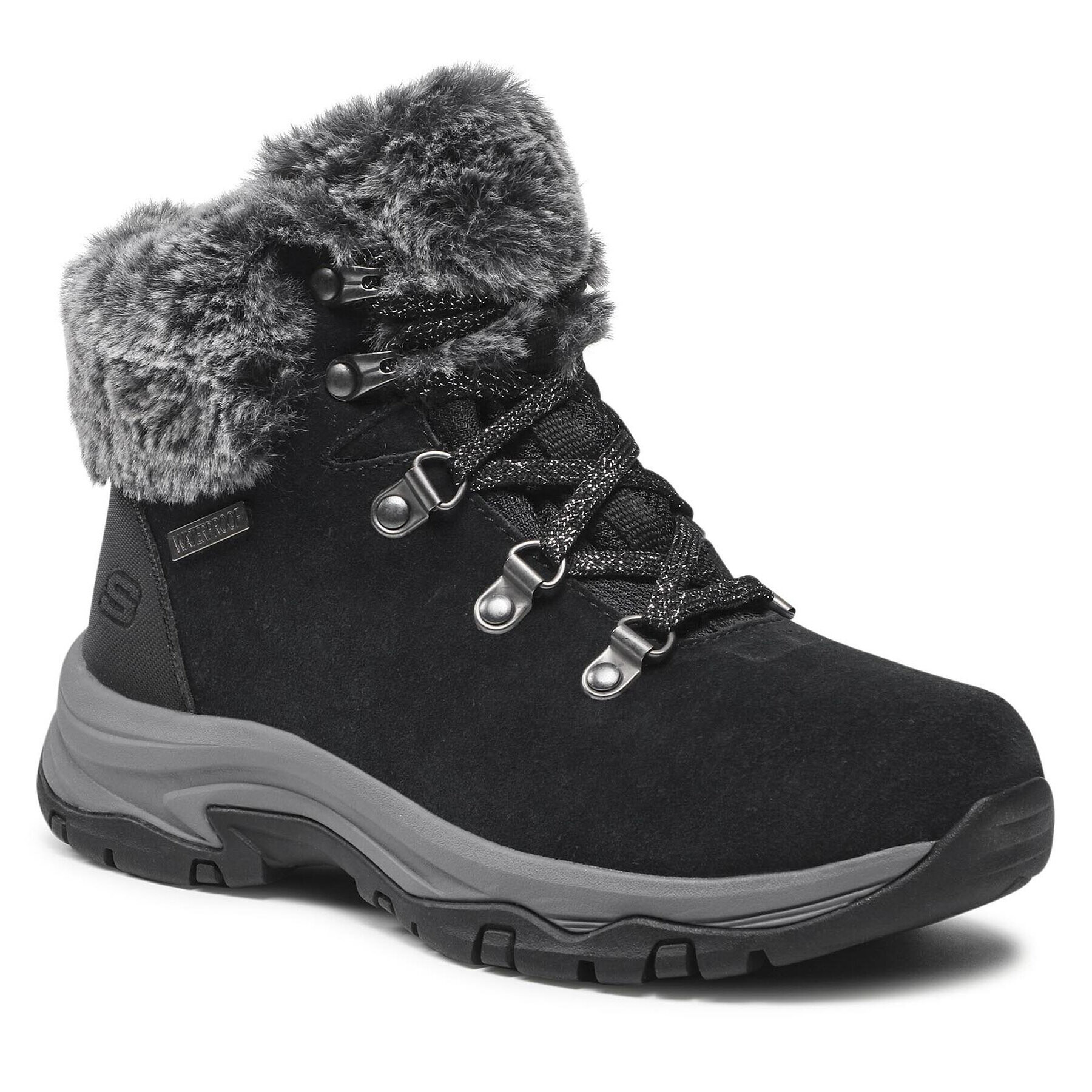 Skechers Боти Falls Finest 167178/BLK Черен - Pepit.bg