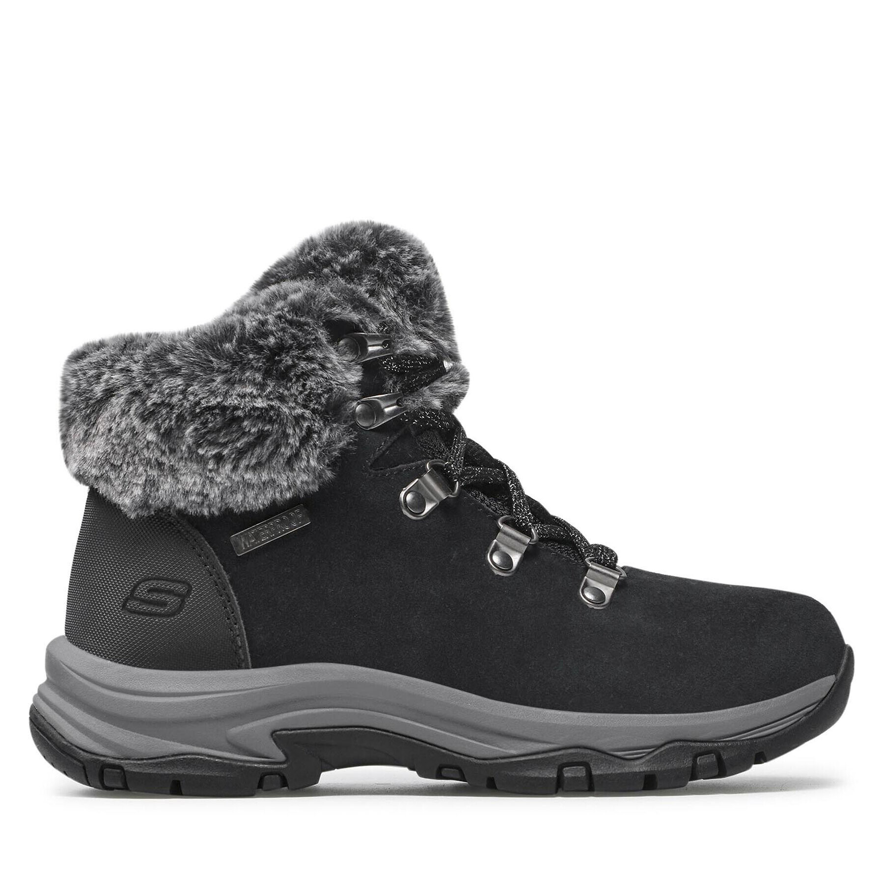 Skechers Боти Falls Finest 167178/BLK Черен - Pepit.bg