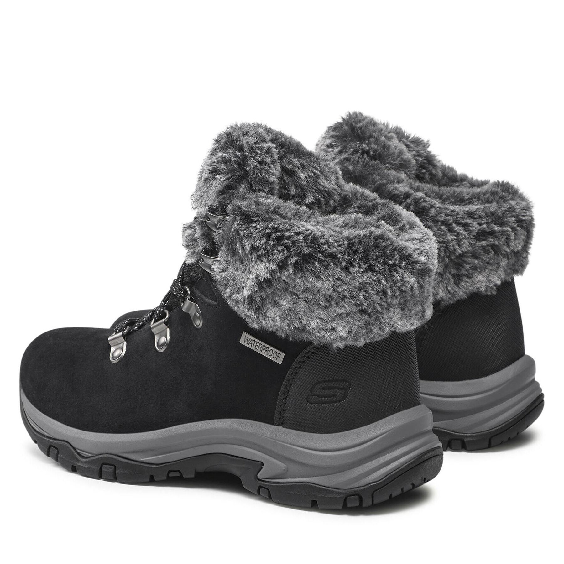 Skechers Боти Falls Finest 167178/BLK Черен - Pepit.bg