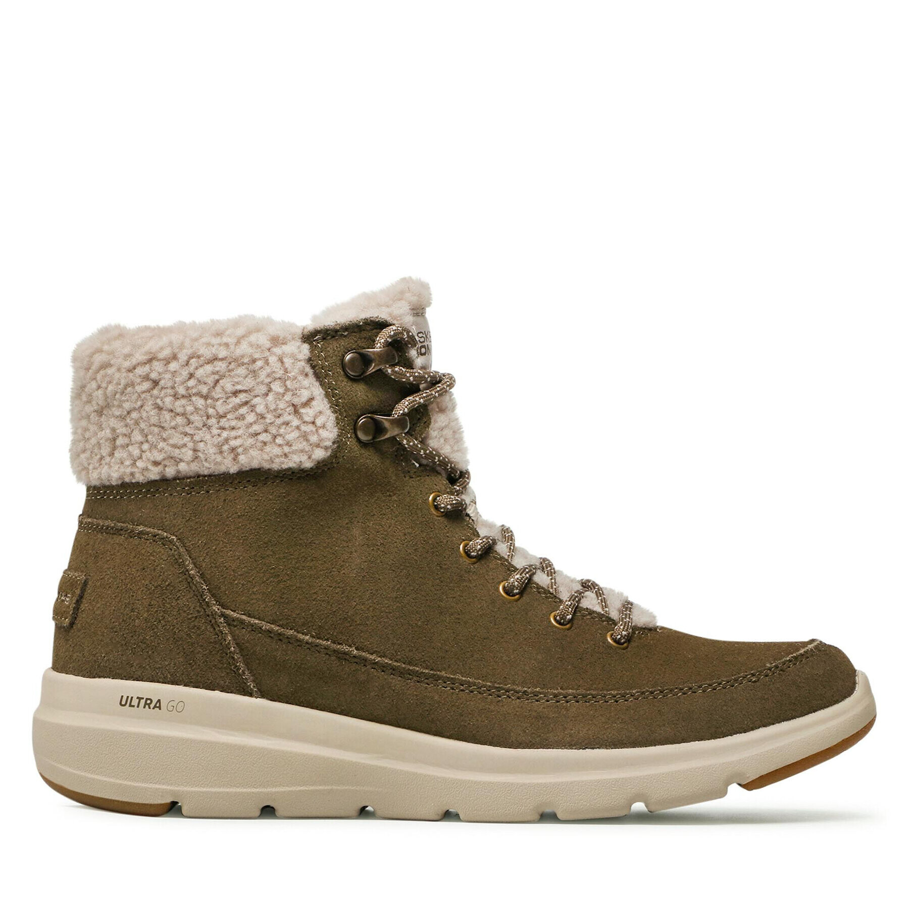 Skechers Боти Glacial Ultra 16677/OLV Зелен - Pepit.bg