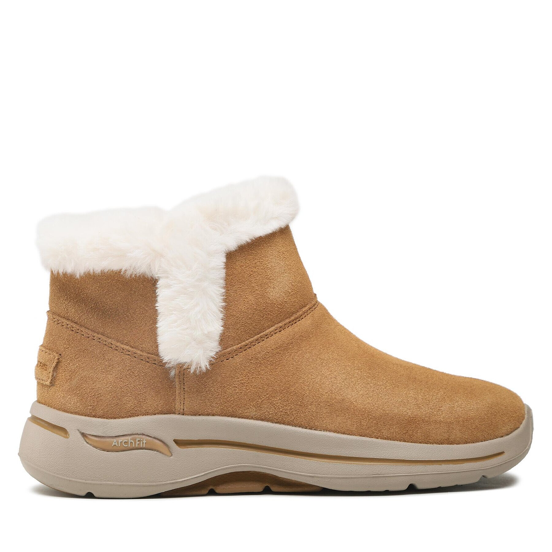 Skechers Боти Go Walk Arch Fit 144400/CSNT Бежов - Pepit.bg