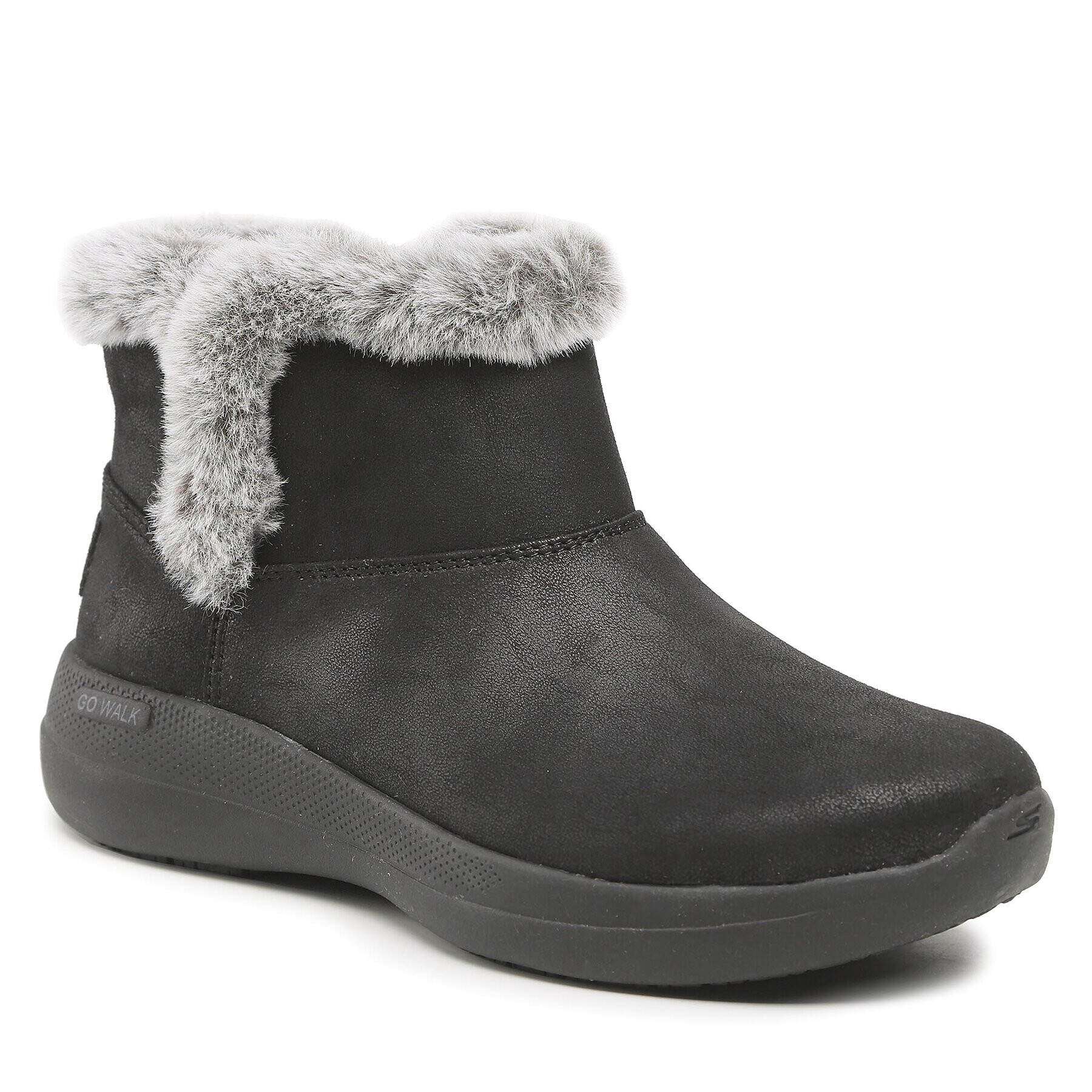 Skechers Боти Go Walk Stability Boot 144660/BBK Черен - Pepit.bg
