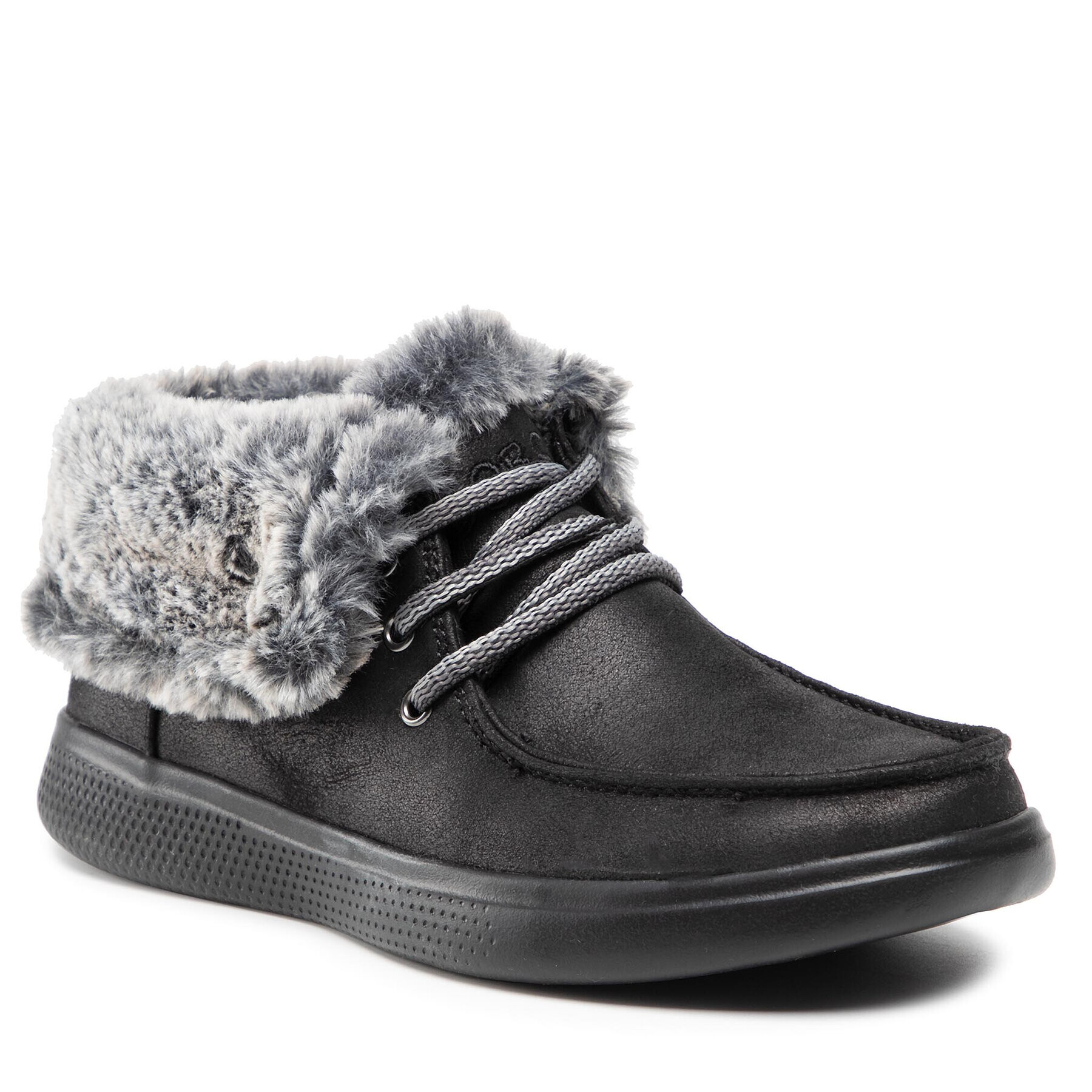 Skechers Боти Hang Glider 113443/BLK Черен - Pepit.bg