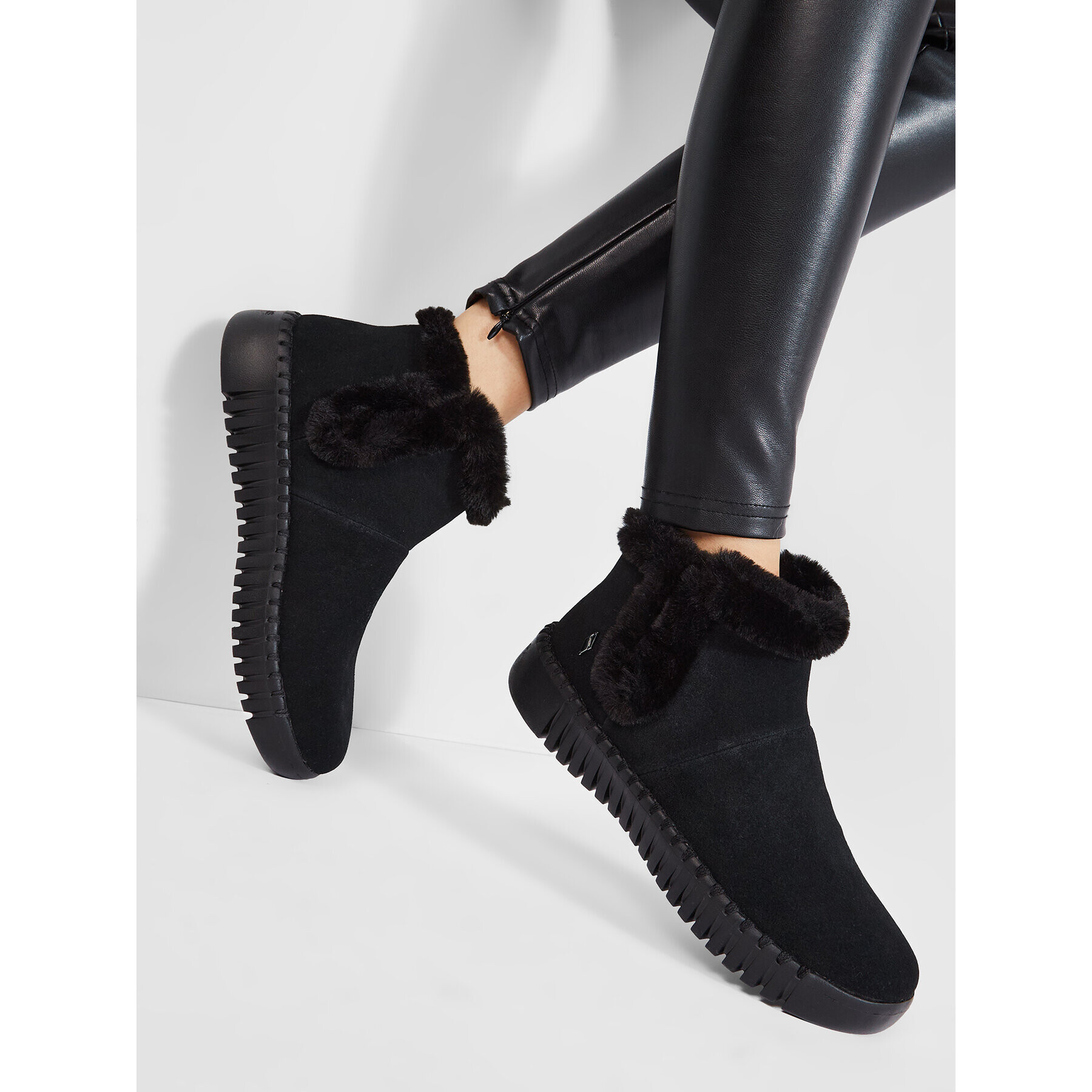 Skechers Боти Love Affair 144055/BBK Черен - Pepit.bg