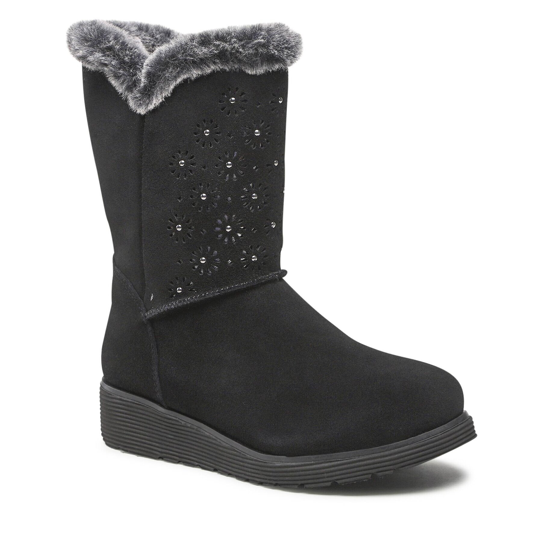 Skechers Боти Lovely Stud 167115/BLK Черен - Pepit.bg