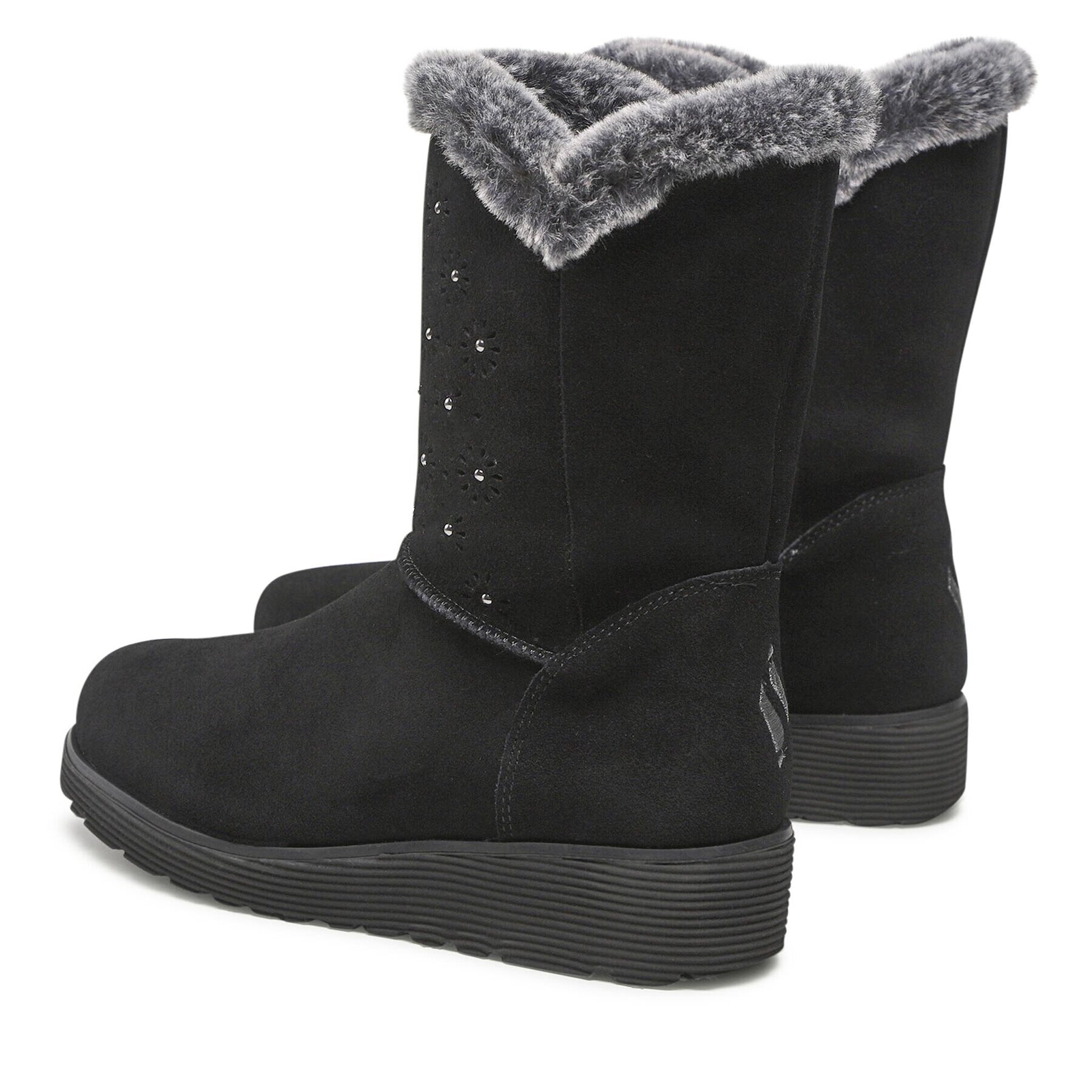 Skechers Боти Lovely Stud 167115/BLK Черен - Pepit.bg
