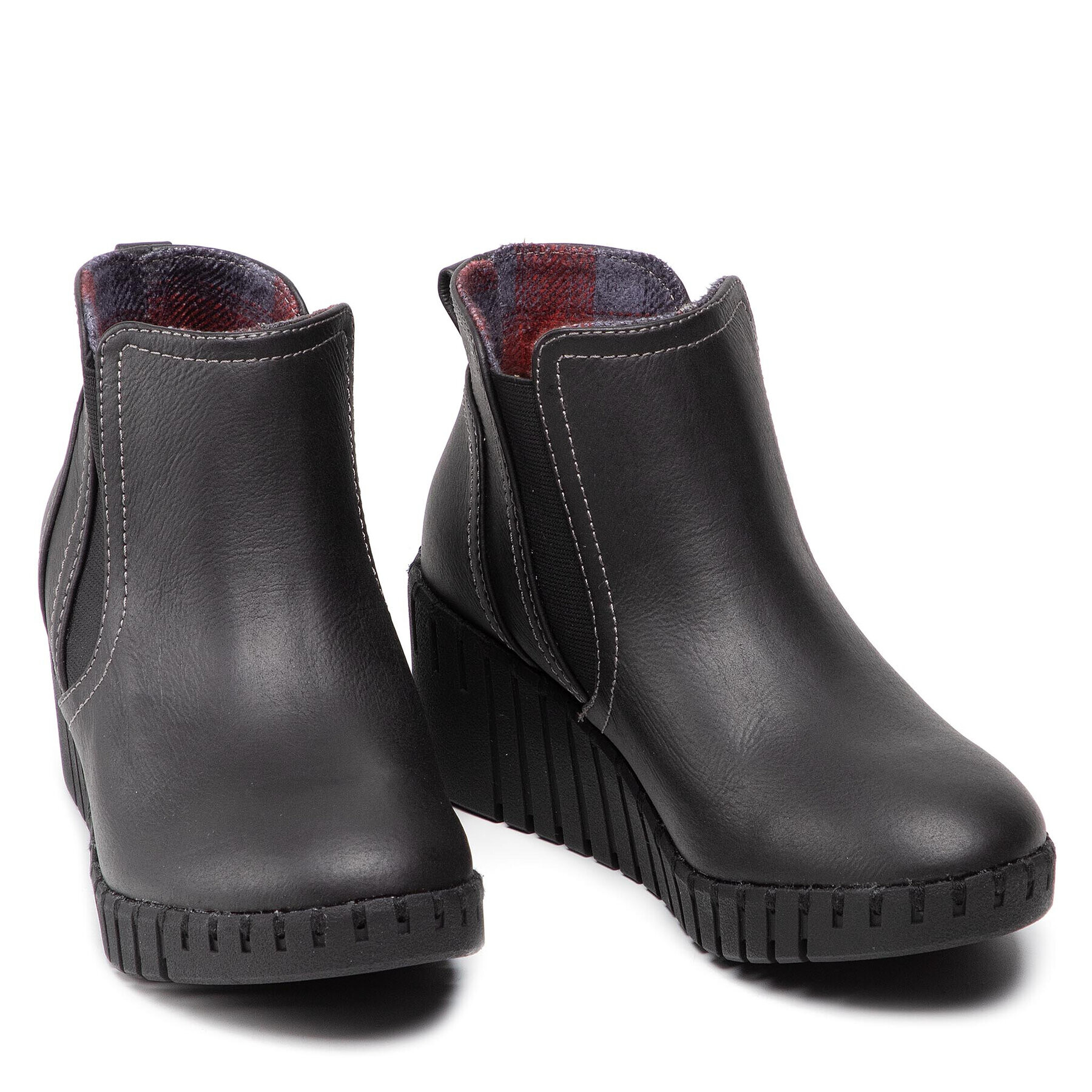 Skechers Боти Mid-Day 167078/BBK Черен - Pepit.bg
