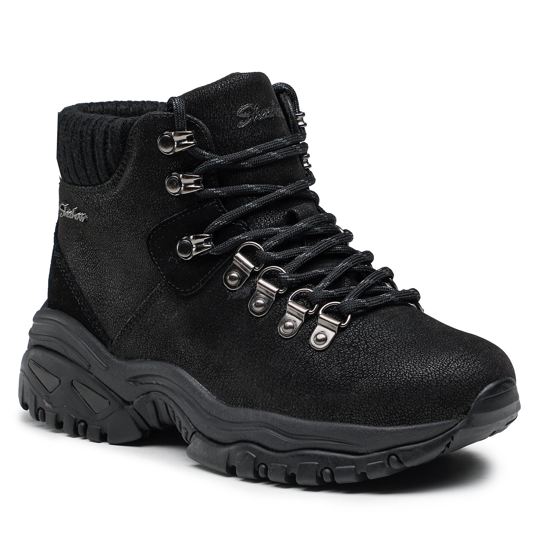 Skechers Боти Moon Hour 167090/BBK Черен - Pepit.bg