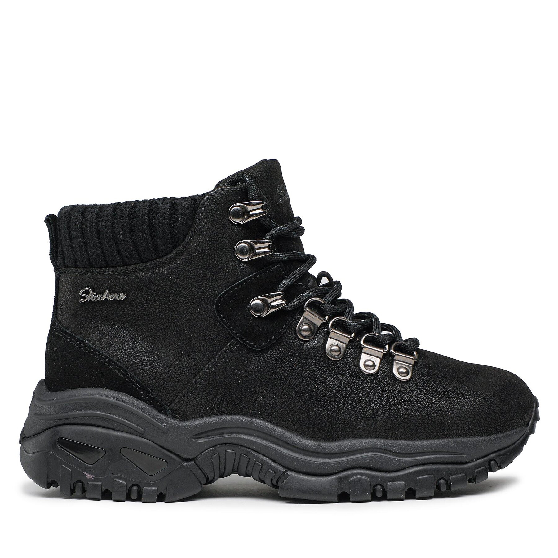 Skechers Боти Moon Hour 167090/BBK Черен - Pepit.bg