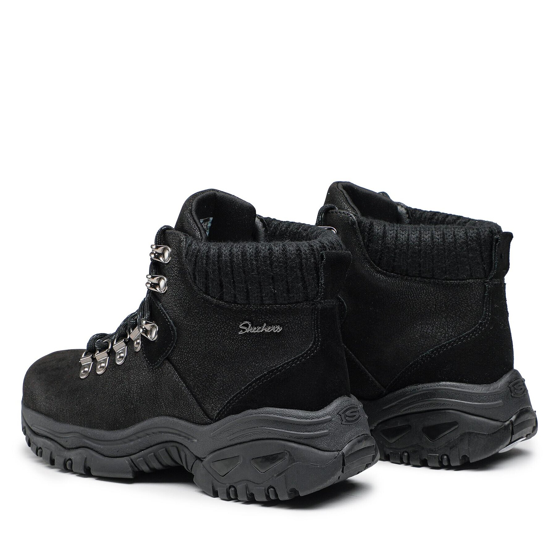 Skechers Боти Moon Hour 167090/BBK Черен - Pepit.bg