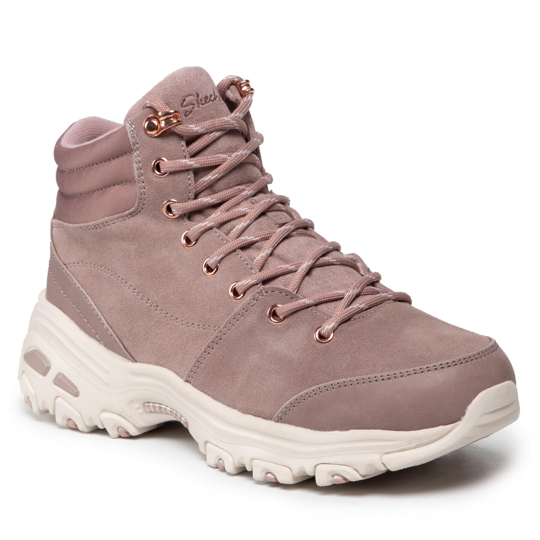 Skechers Боти New Chills 167264/BLSH Розов - Pepit.bg