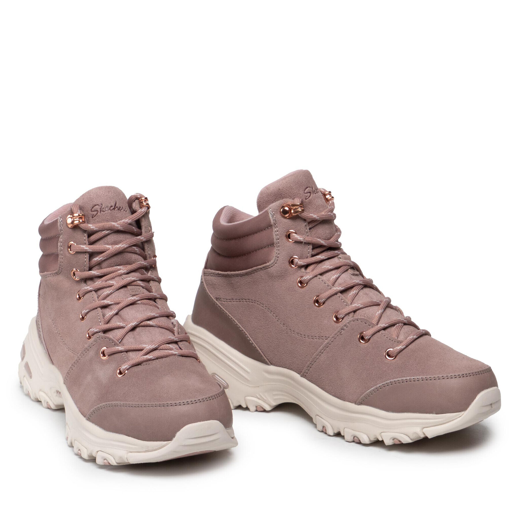 Skechers Боти New Chills 167264/BLSH Розов - Pepit.bg