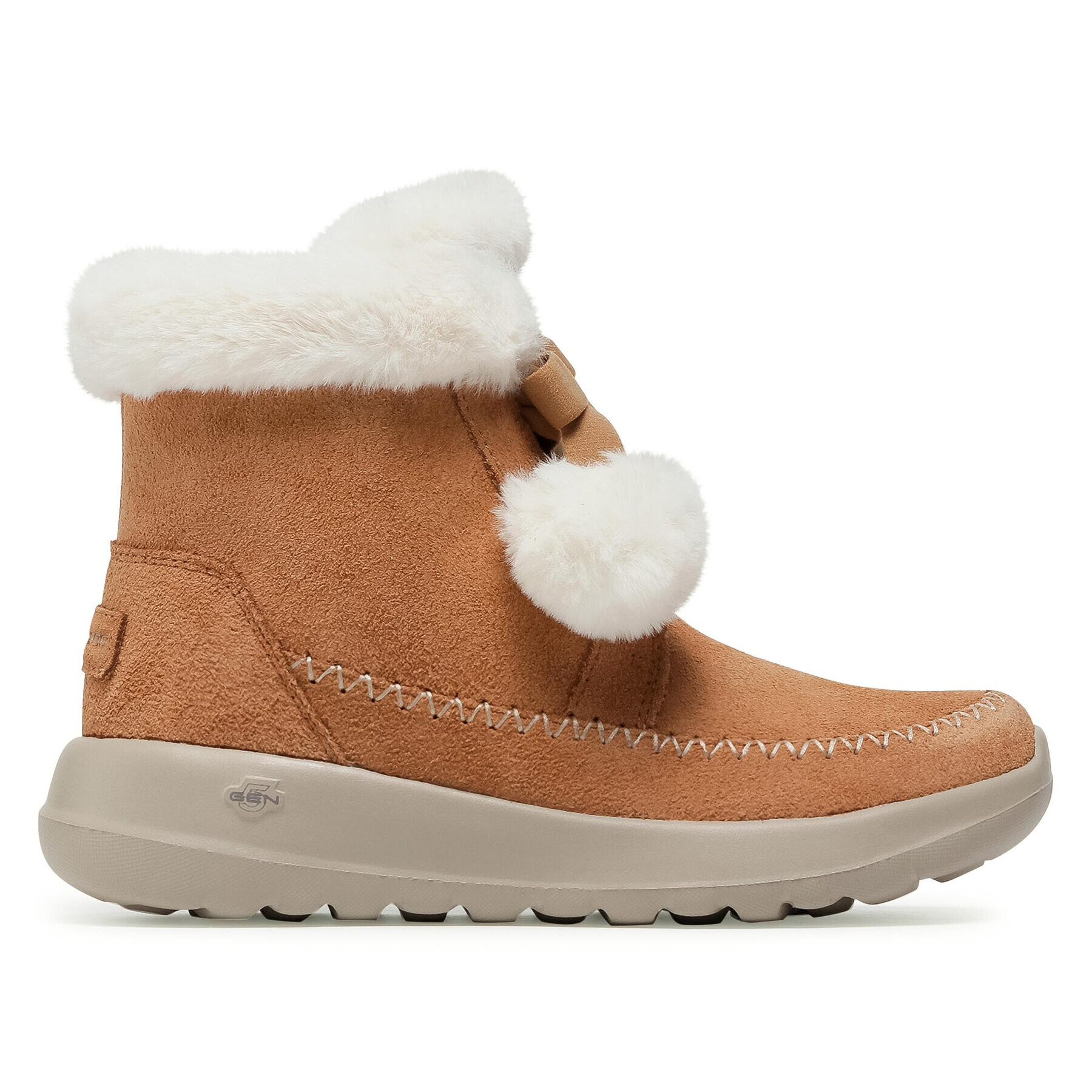 Skechers Боти On The Go Joy 144004/CSNT Кафяв - Pepit.bg