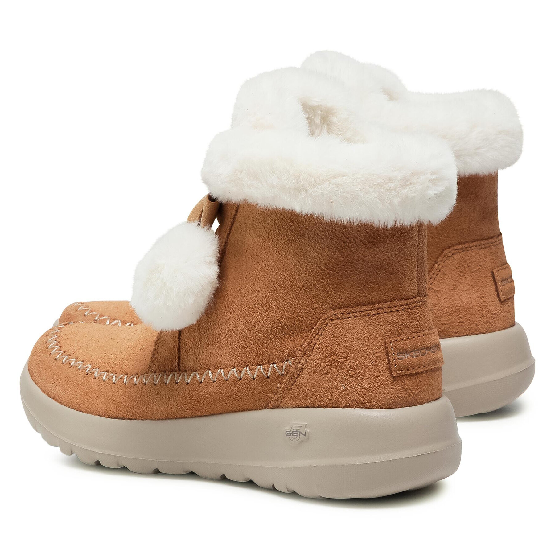 Skechers Боти On The Go Joy 144004/CSNT Кафяв - Pepit.bg