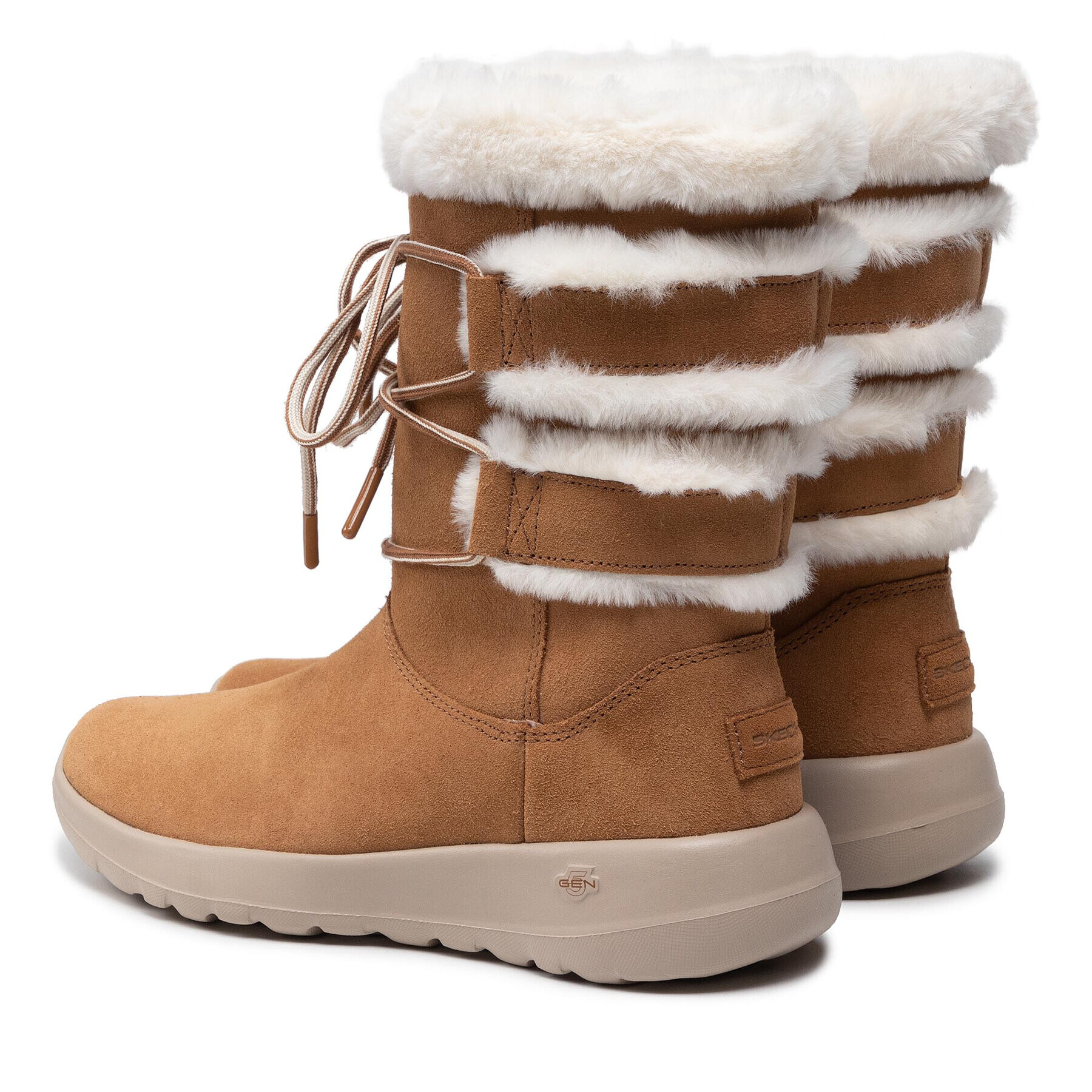 Skechers Боти On-The-Go Joy 144020/CSNT Кафяв - Pepit.bg