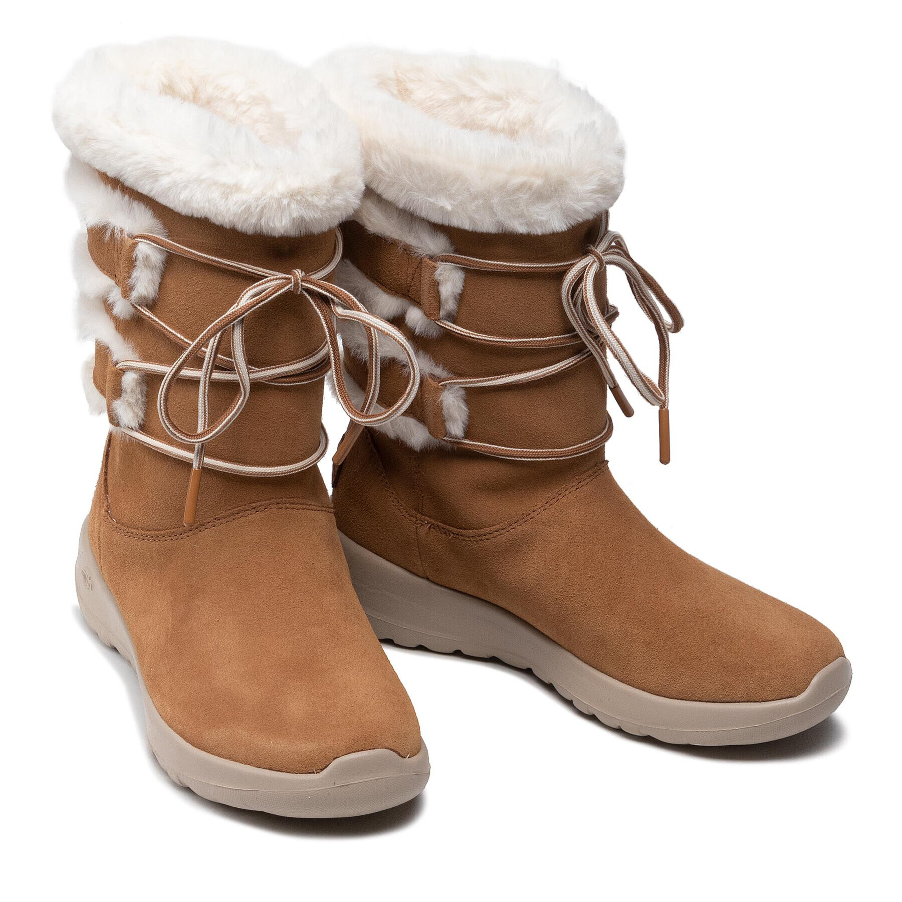 Skechers Боти On-The-Go Joy 144020/CSNT Кафяв - Pepit.bg