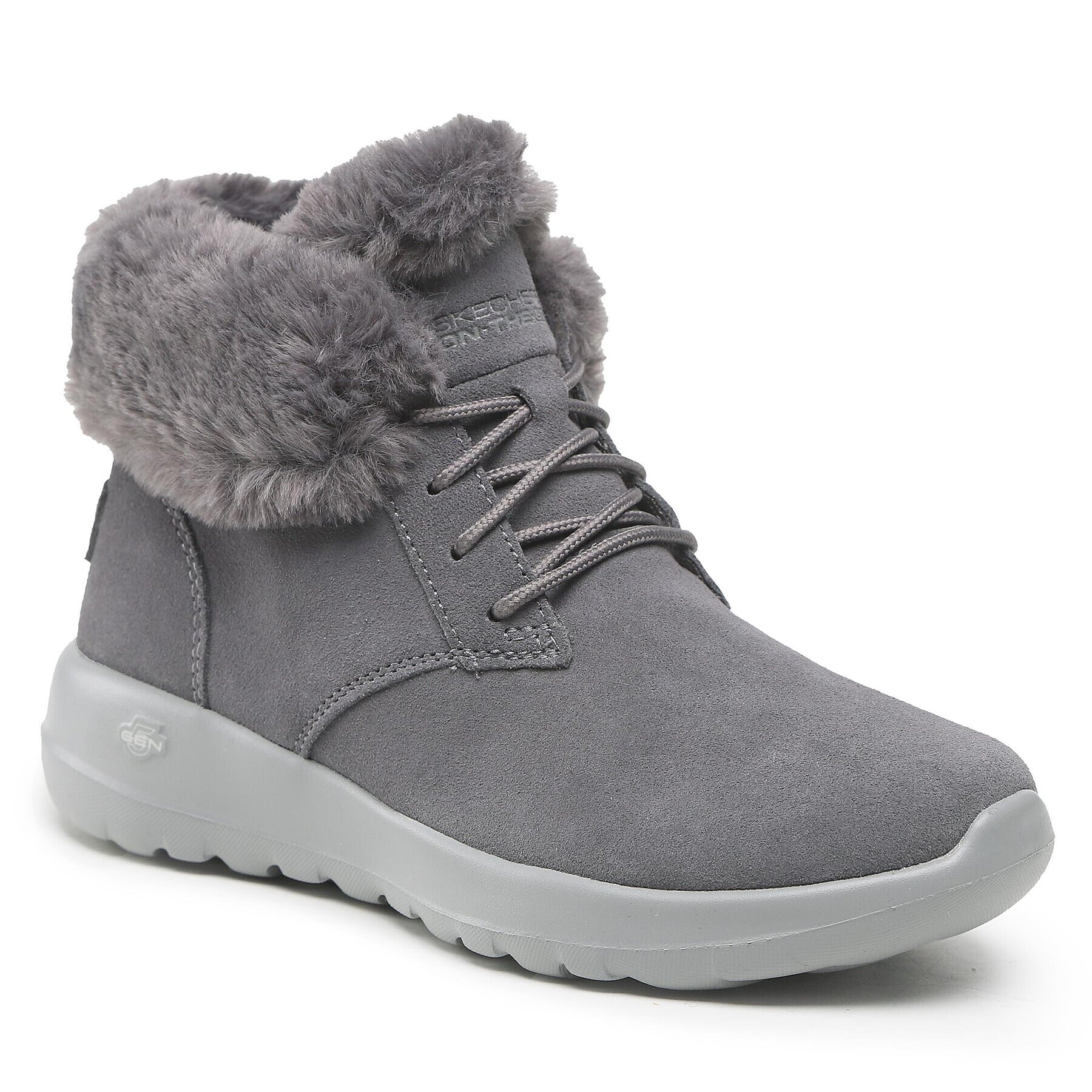 Skechers Боти On-The-Go Joy 15506/CHAR Сив - Pepit.bg