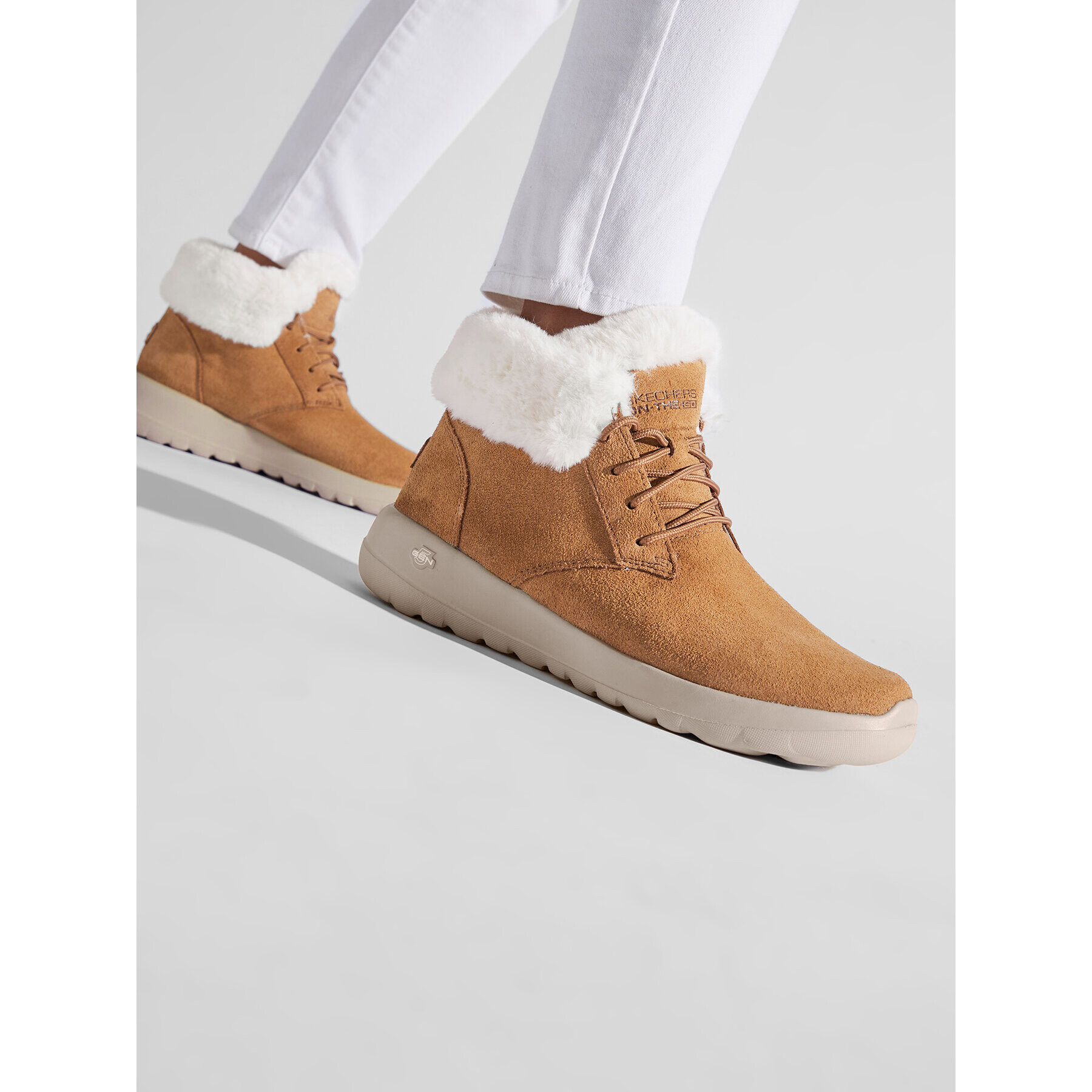 Skechers Боти On-The-Go Joy 15506/CSNT Кафяв - Pepit.bg