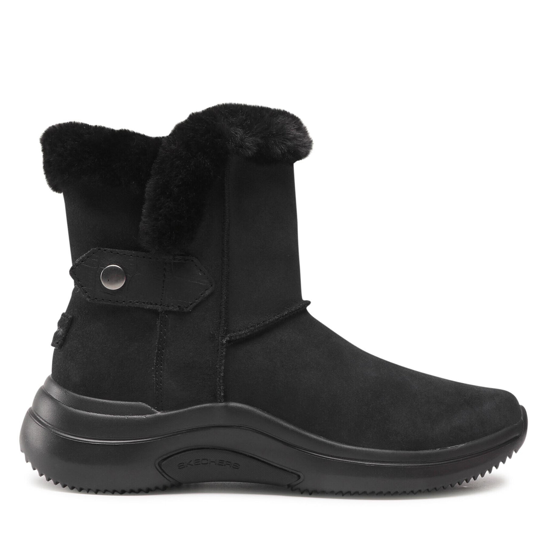 Skechers Боти On The Go Midtown 144252/BBK Черен - Pepit.bg