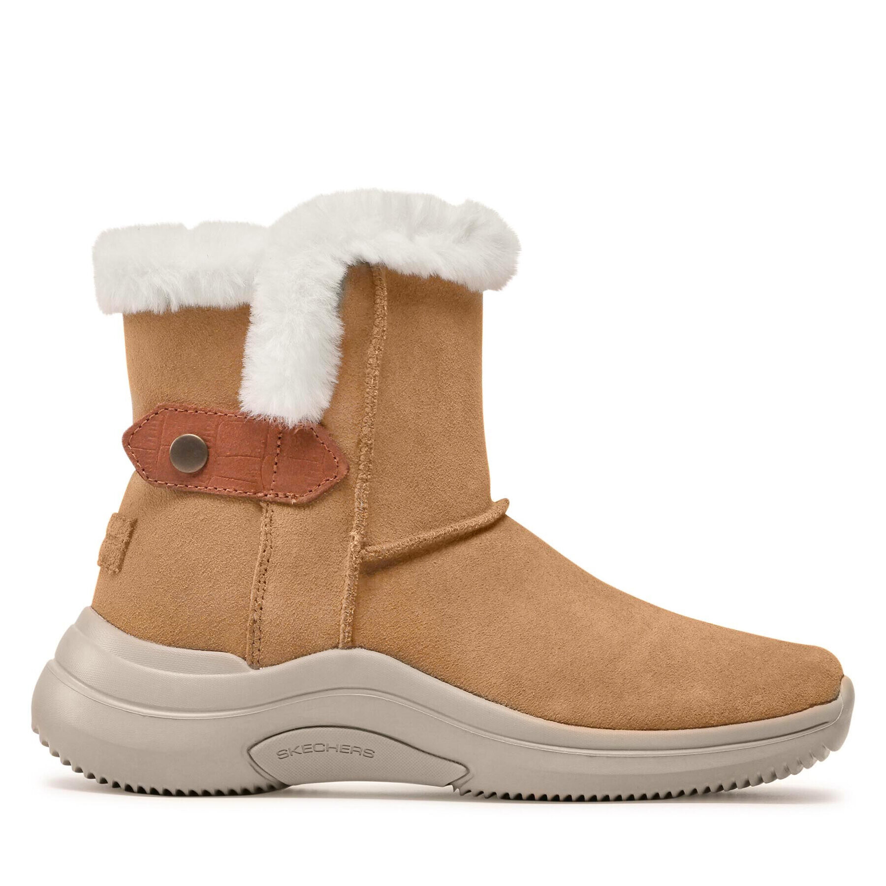 Skechers Боти On The Go Midtown 144252/CSNT Кафяв - Pepit.bg