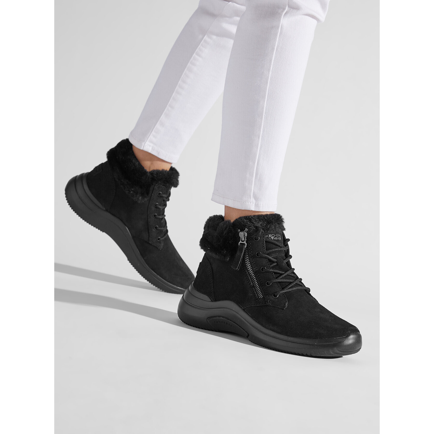 Skechers Боти On-The-Go Midtown 144267/BBK Черен - Pepit.bg