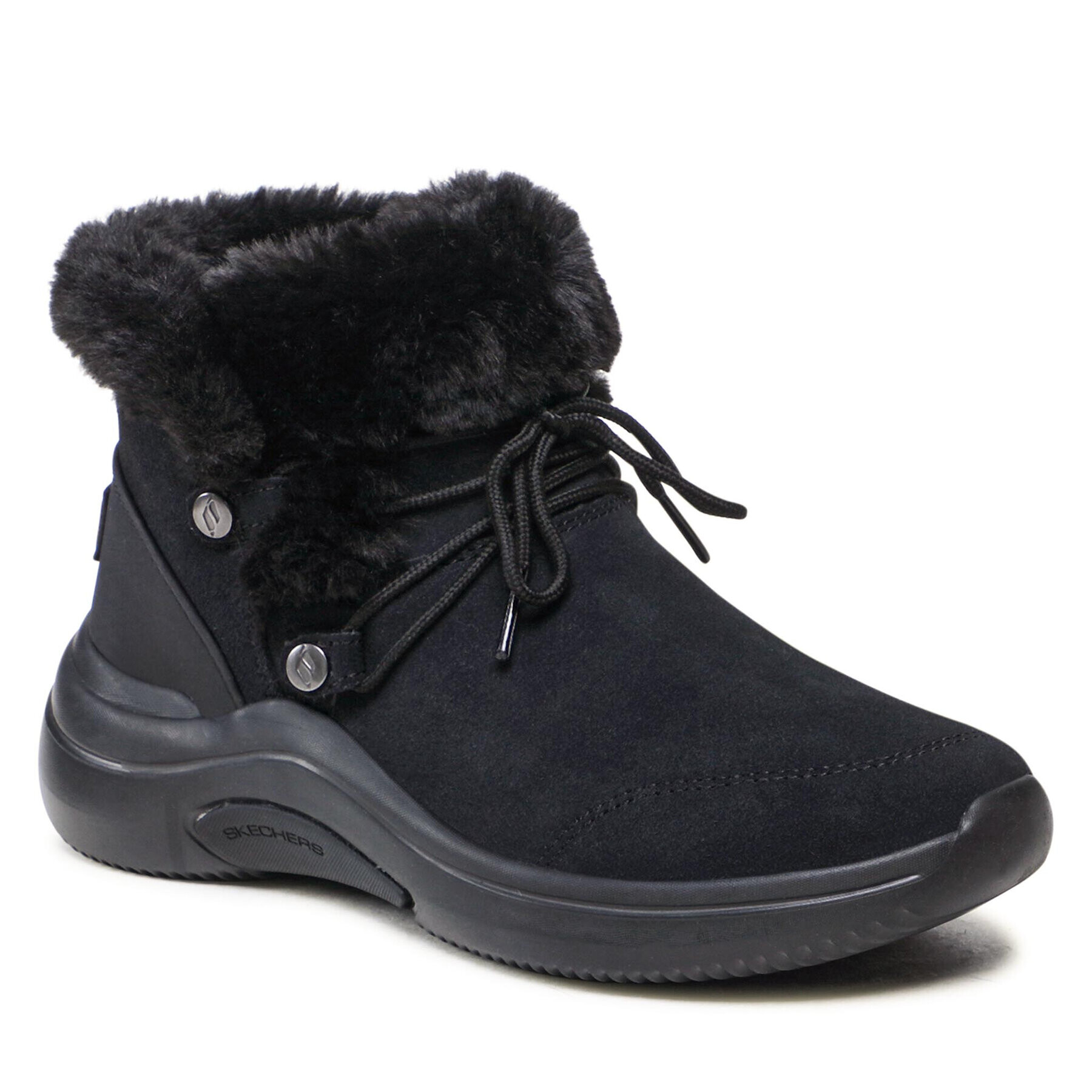 Skechers Боти On-The-Go Midtown 144271/BBK Черен - Pepit.bg