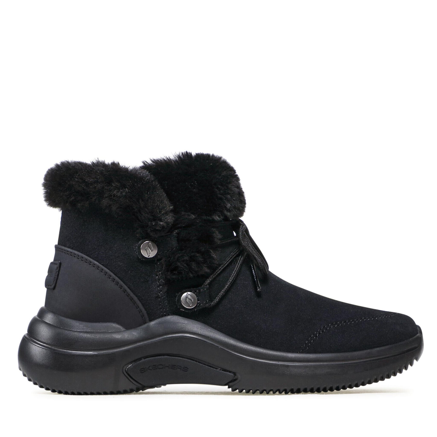 Skechers Боти On-The-Go Midtown 144271/BBK Черен - Pepit.bg