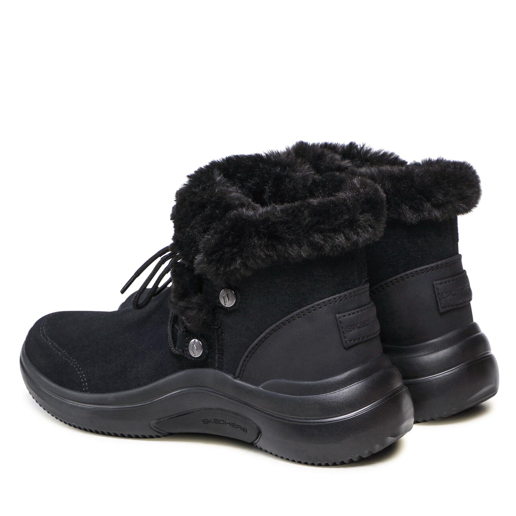 Skechers Боти On-The-Go Midtown 144271/BBK Черен - Pepit.bg