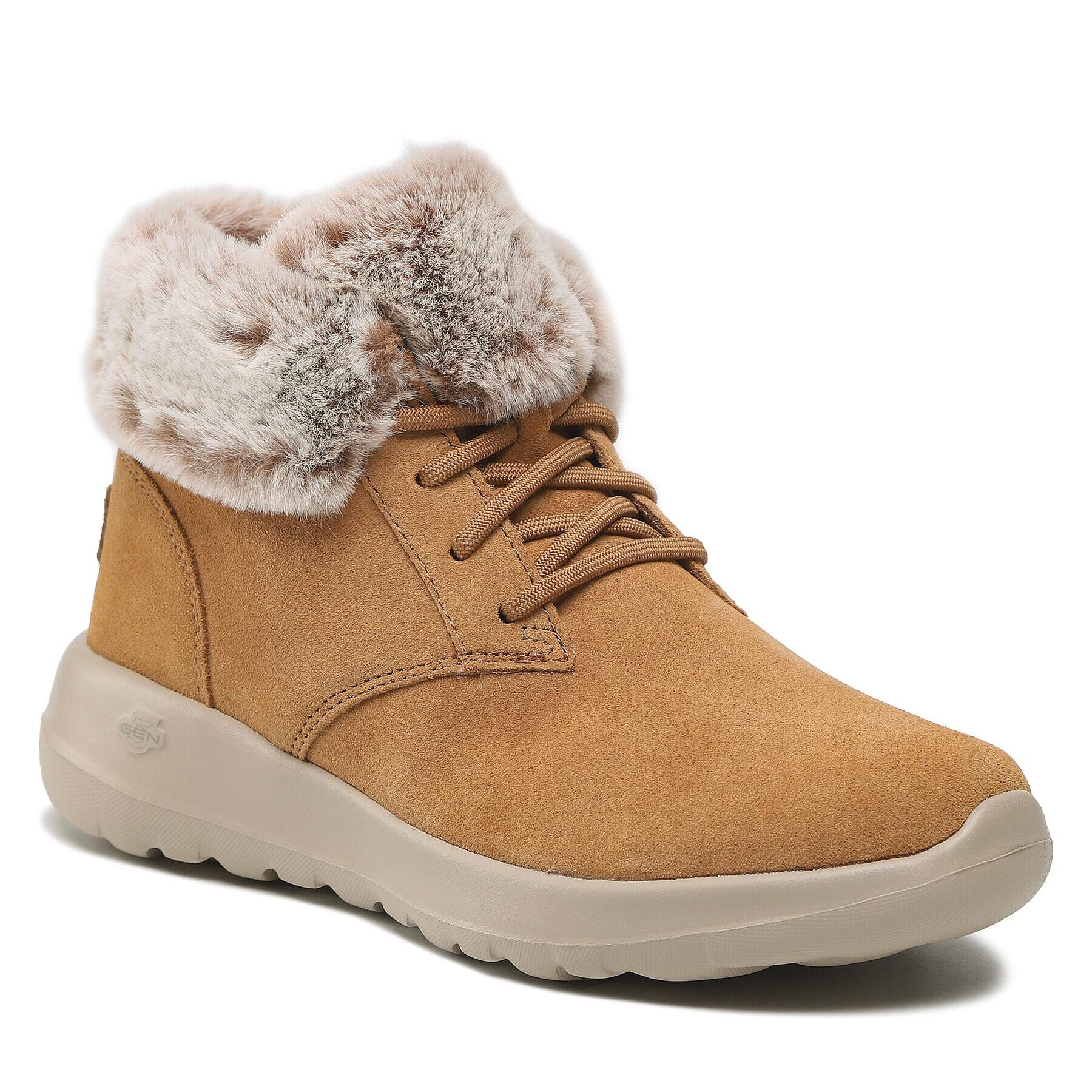 Skechers Боти Plush Dreams 144042/CSNT Кафяв - Pepit.bg