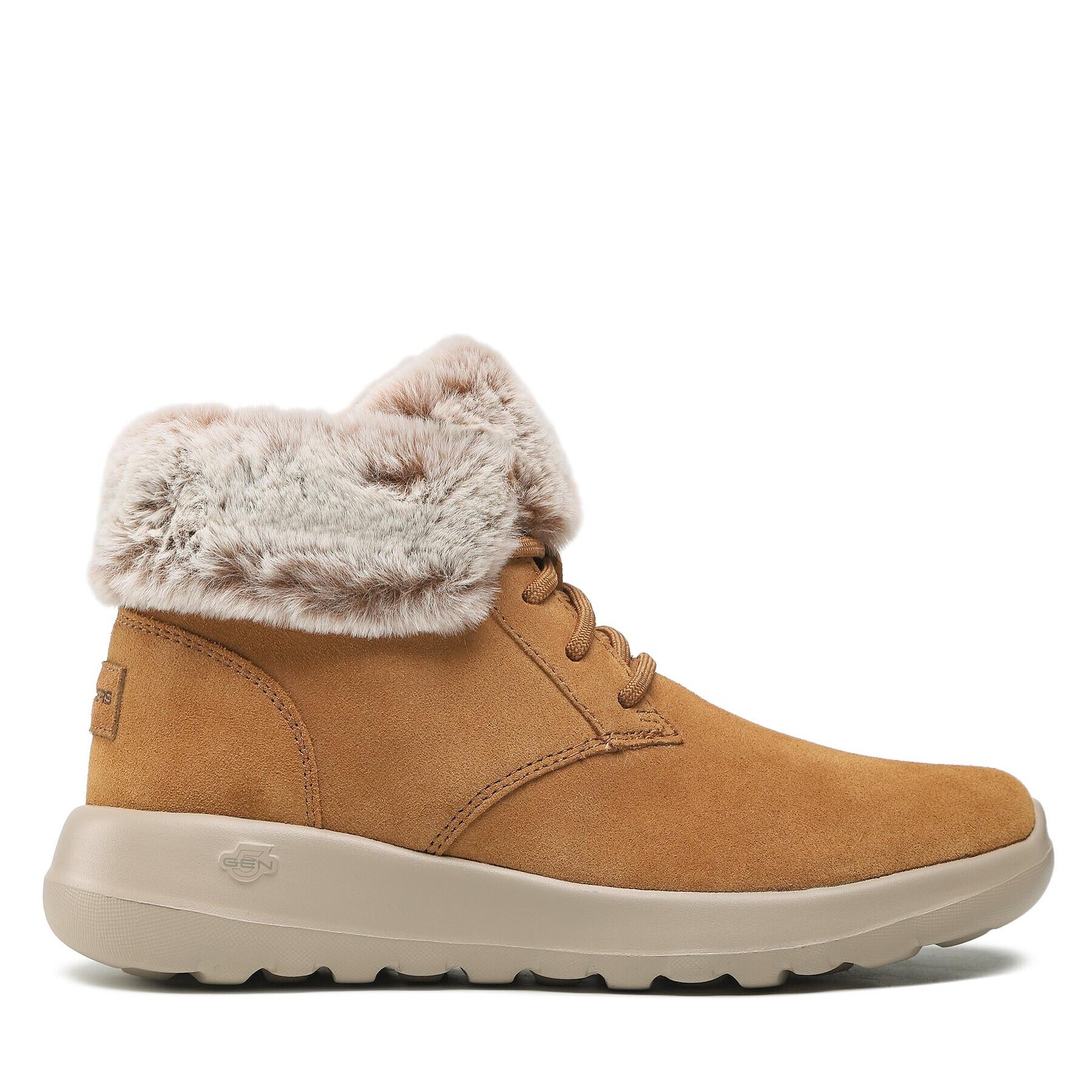 Skechers Боти Plush Dreams 144042/CSNT Кафяв - Pepit.bg