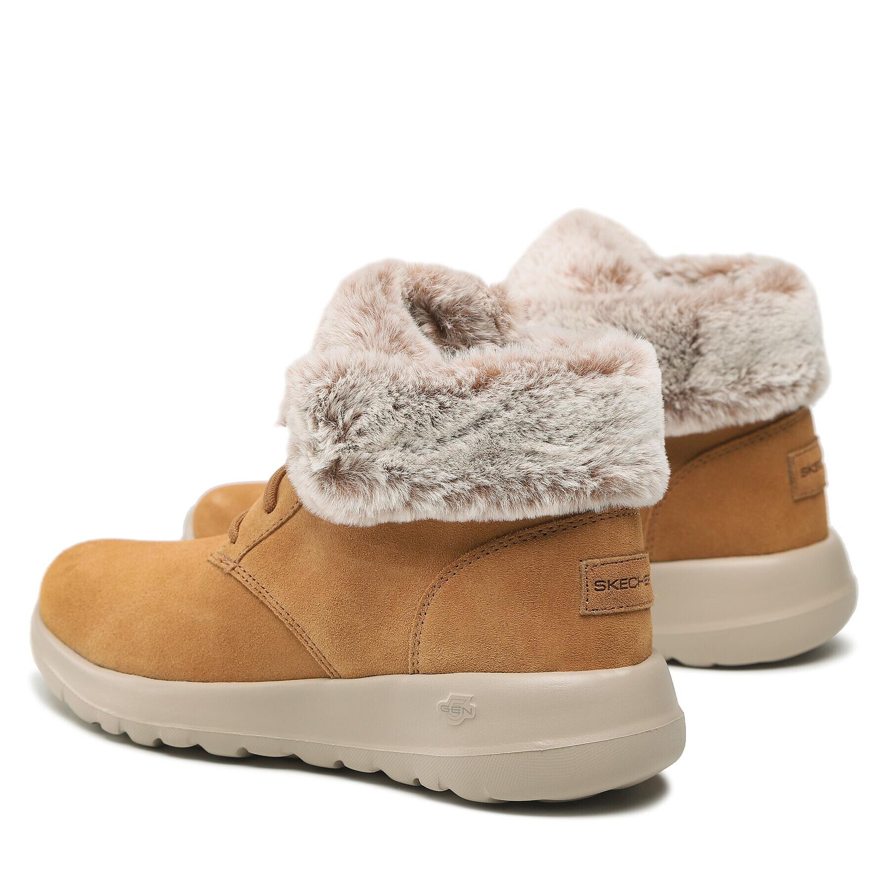 Skechers Боти Plush Dreams 144042/CSNT Кафяв - Pepit.bg