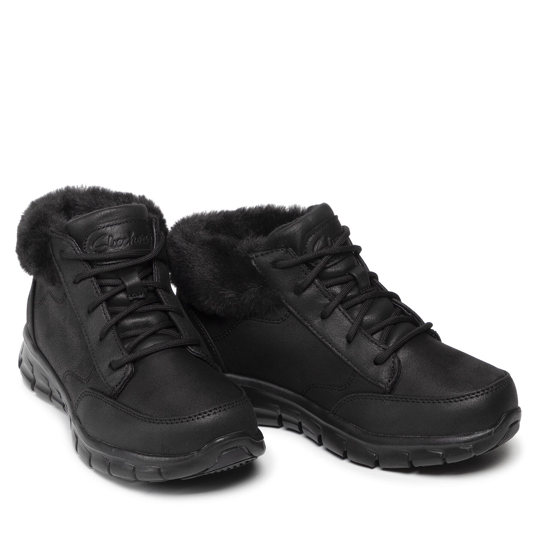 Skechers Боти Warm Seeker 167258/BBK Черен - Pepit.bg