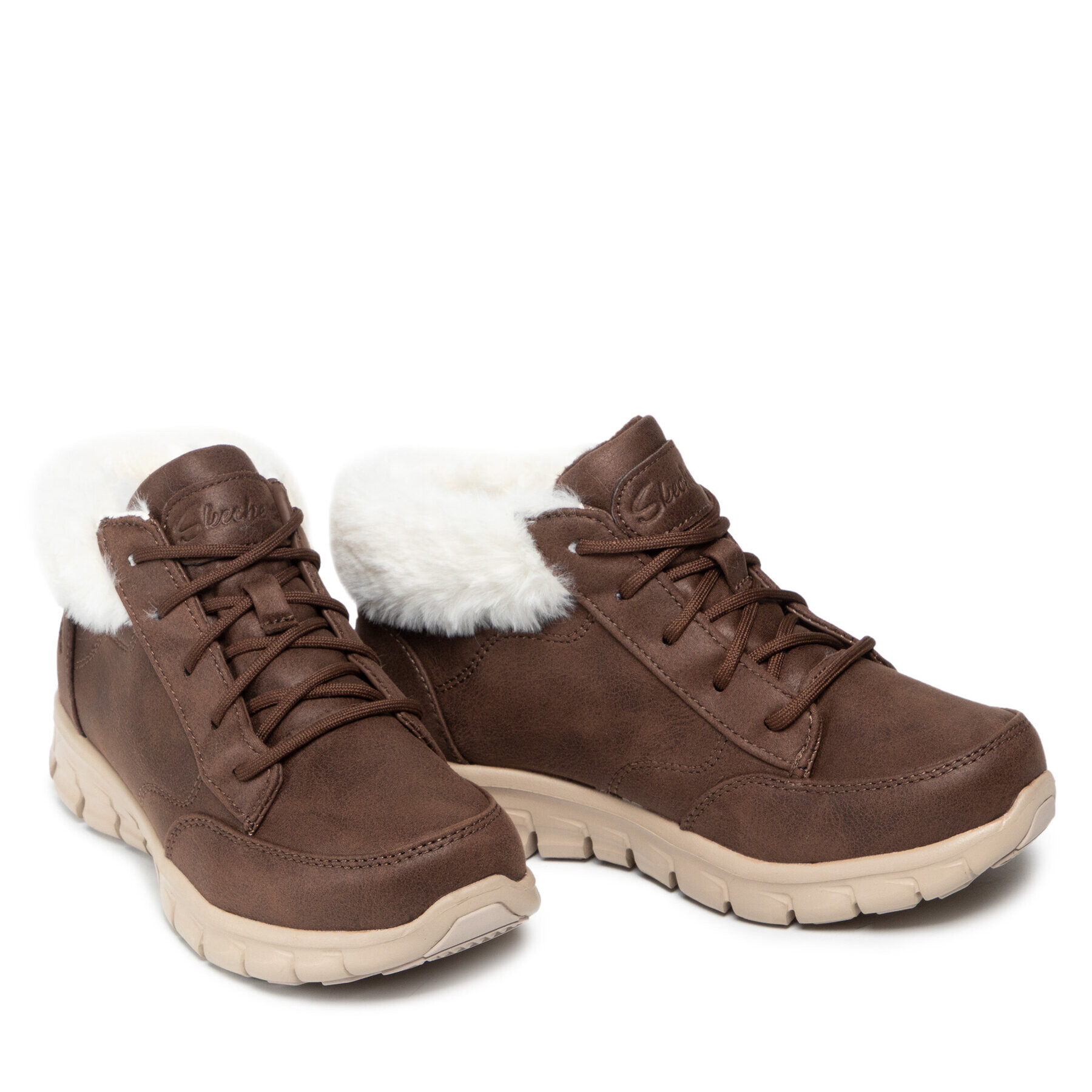 Skechers Боти Warm Seeker 167258/CHOC Кафяв - Pepit.bg